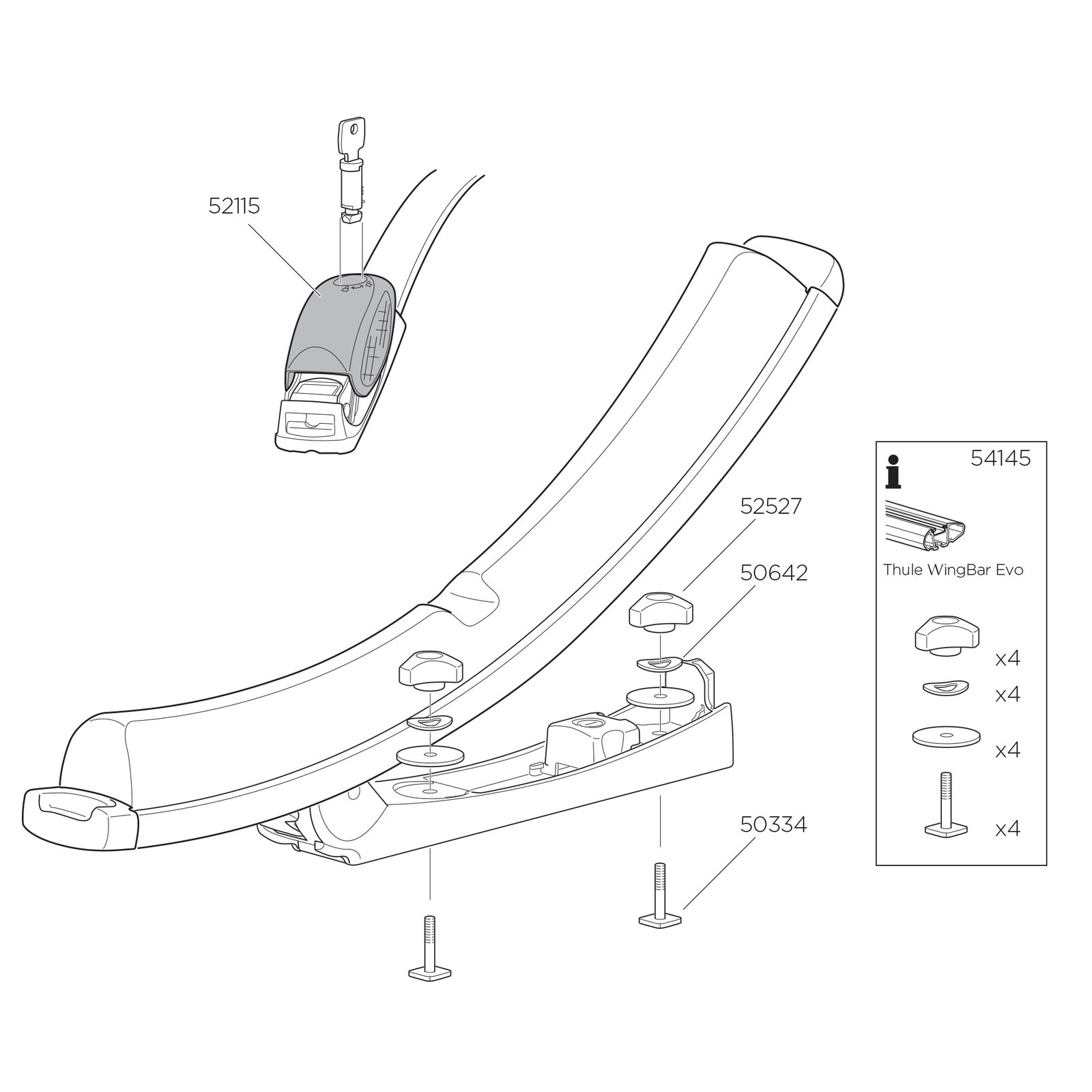 Thule Screw M6x35 - Durable Fastening Solution