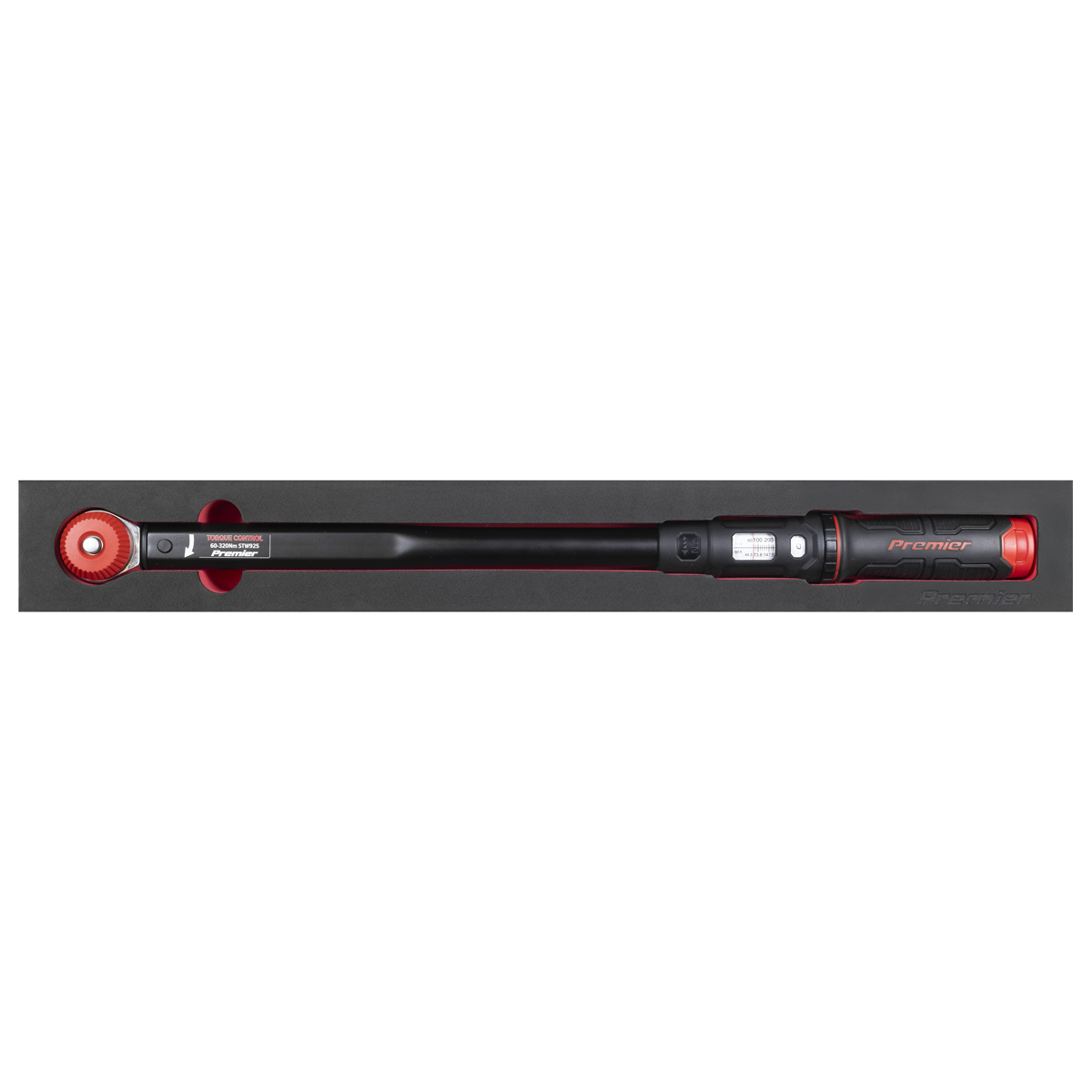 Sealey Micrometer Torque Wrench 60-320Nm 1/2" Sq Drive