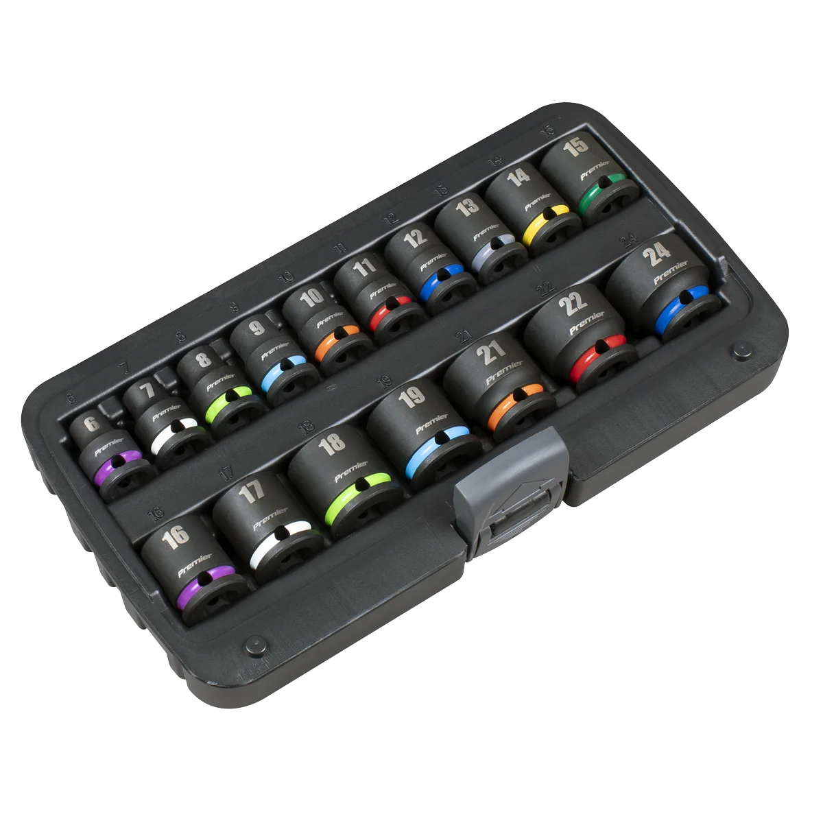 Sealey Premier Impact Socket Set 3/8" Drive 17 Piece