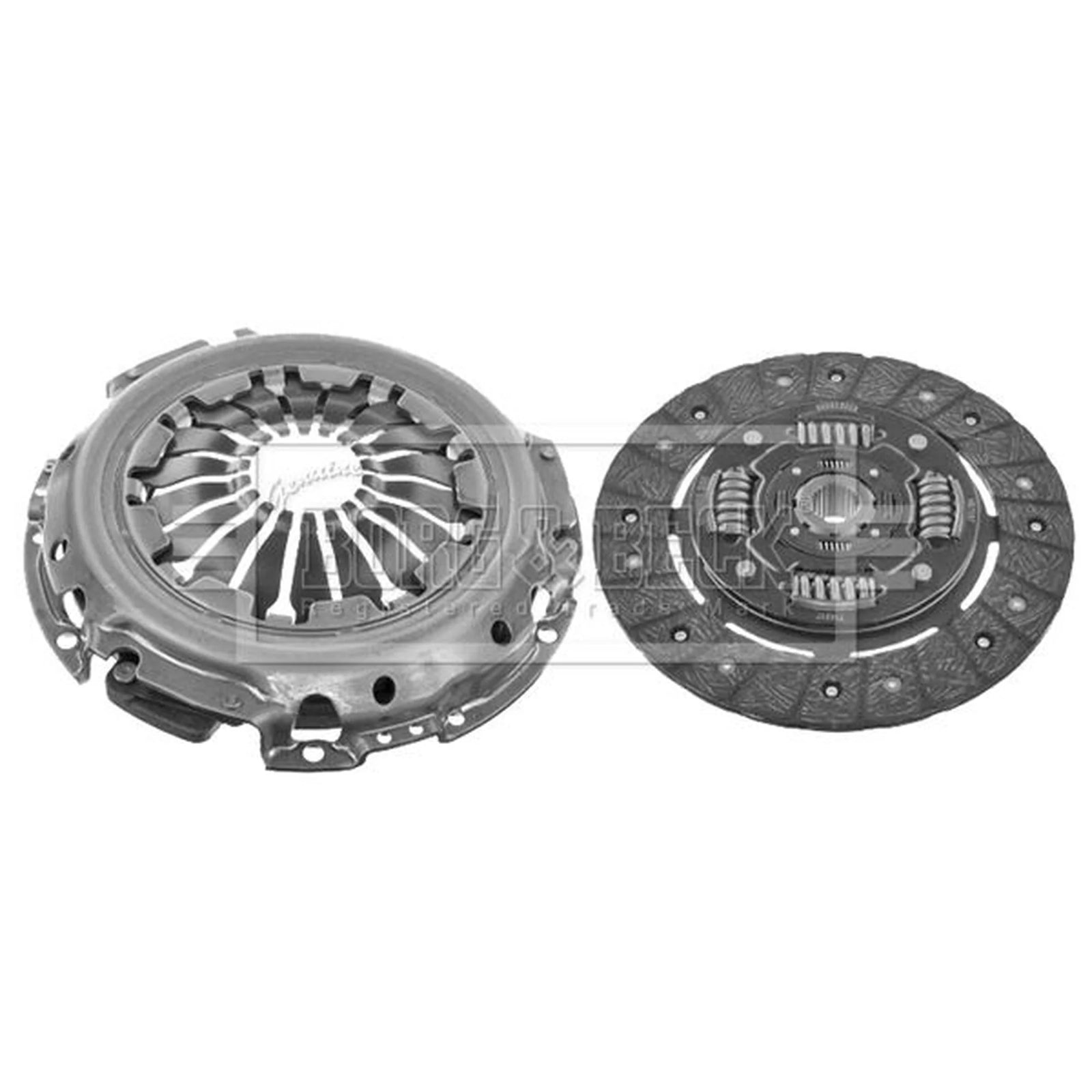 Borg & Beck Clutch Kit Set 3pc 215mm HK7788