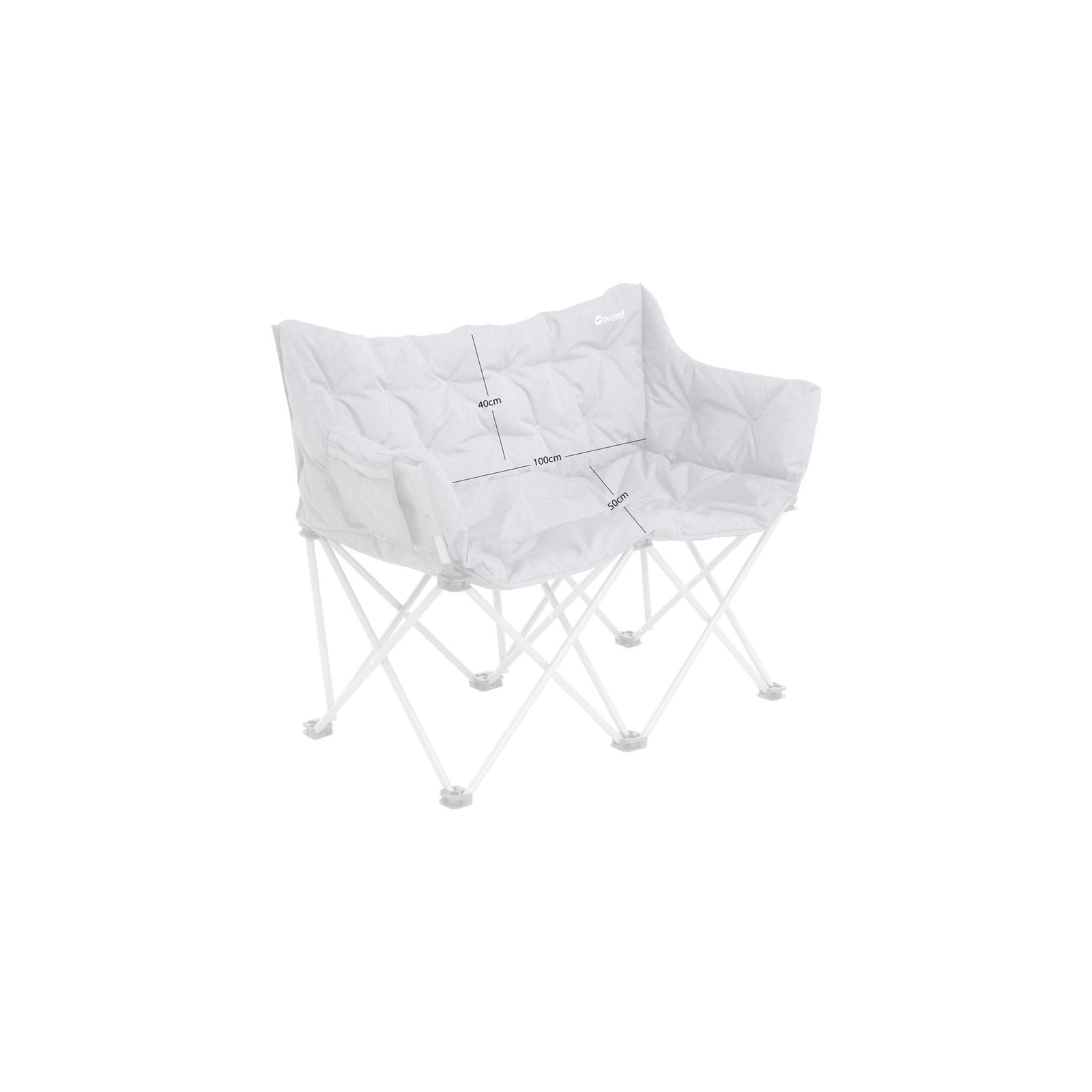 Outwell Sardis Lake Padded Foldable Two Seater Sofa Chair Camping