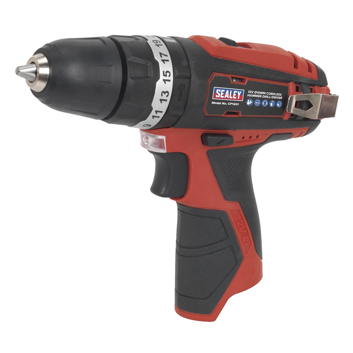 Sealey Cordless Combi Drill10mm 12V SV12 Series Body Only CP1201