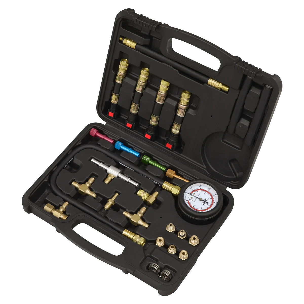 Sealey Fuel Pressure Test Kit VS564 1.4kg with 17 Connectors
