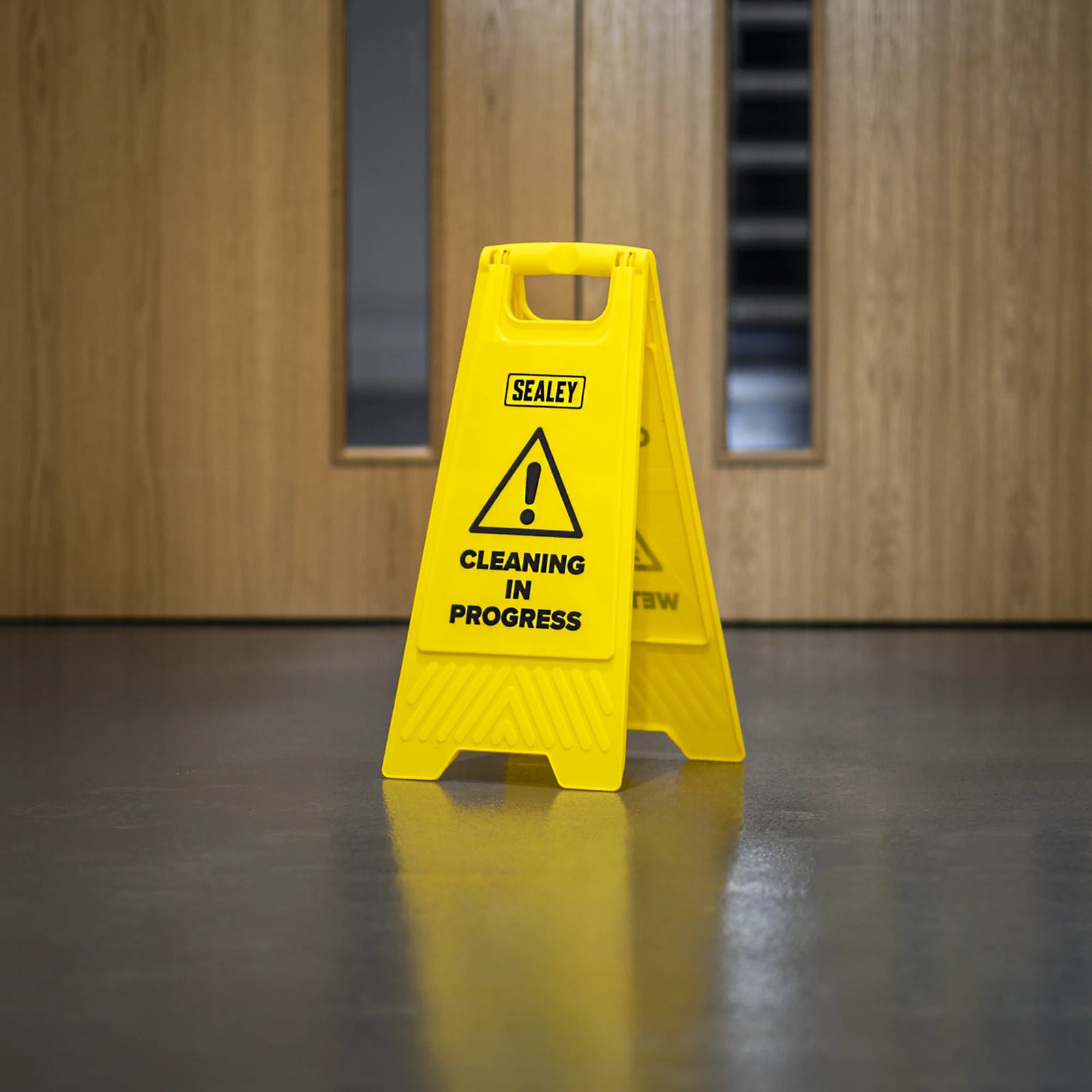 Sealey Wet Floor Signs Pack of 2 - 620 x 300mm