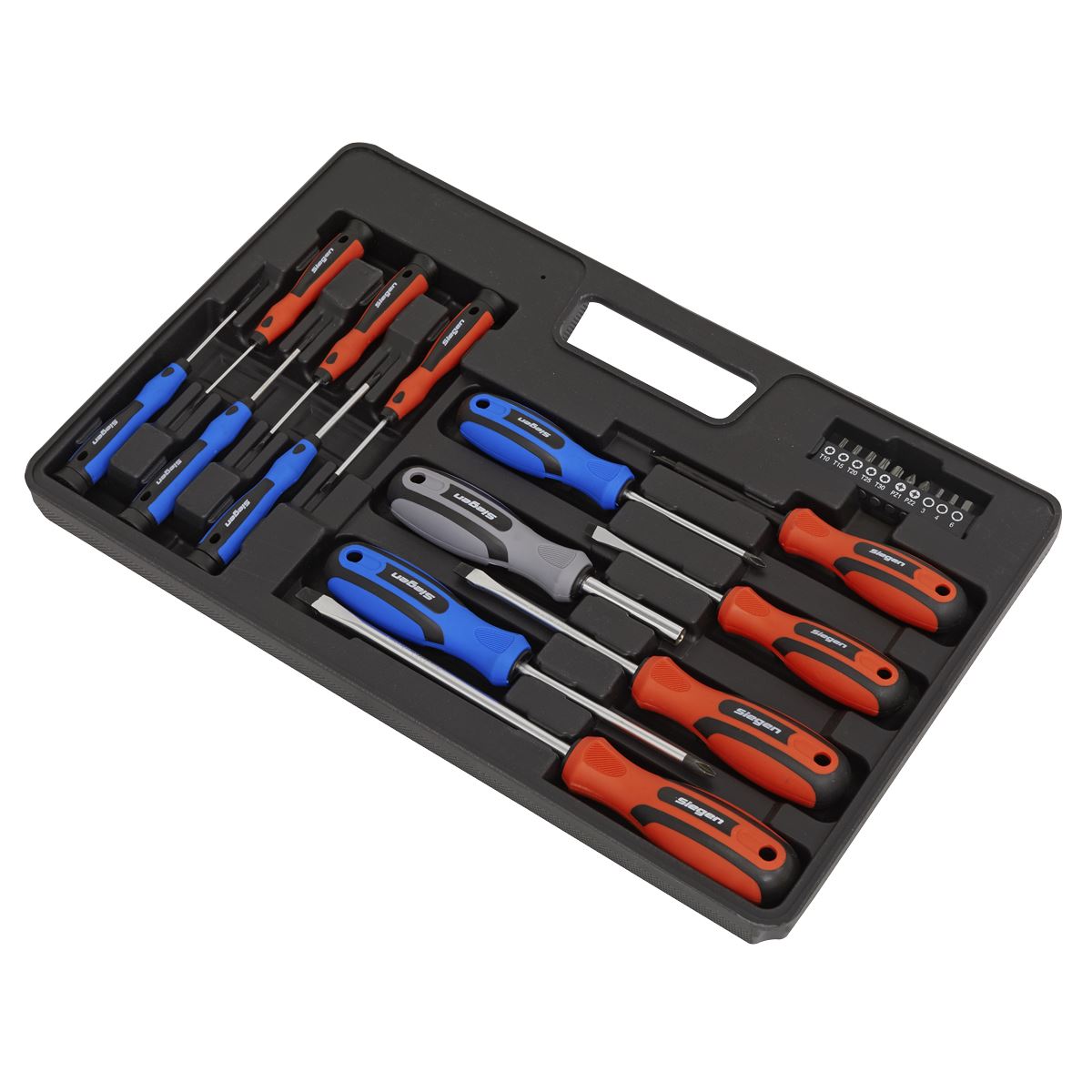 Seigen by Sealey Soft Grip Screwdriver & Bit Set 23pc S0598