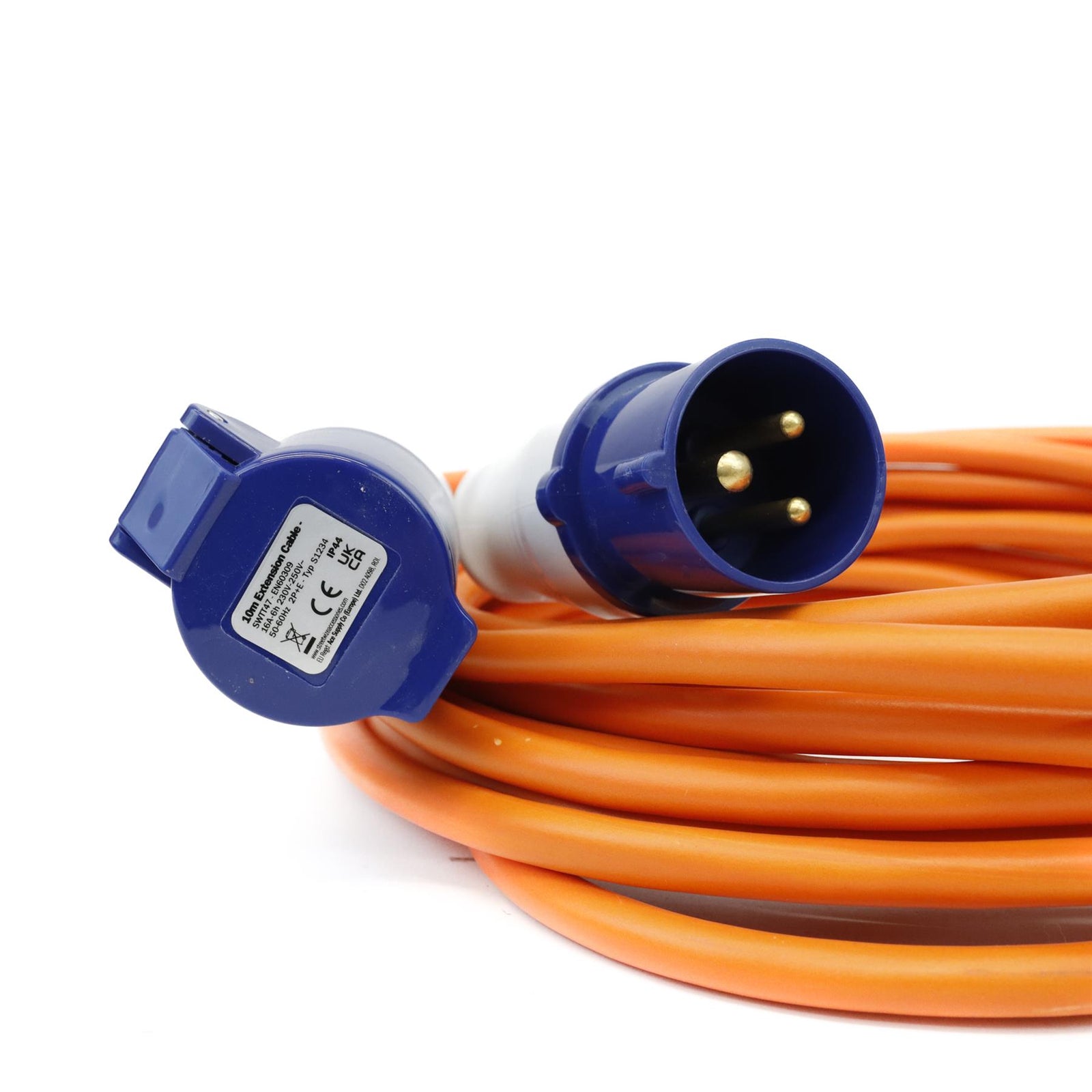 Streetwize 10m Caravan 230v Hook Up Cable Extension