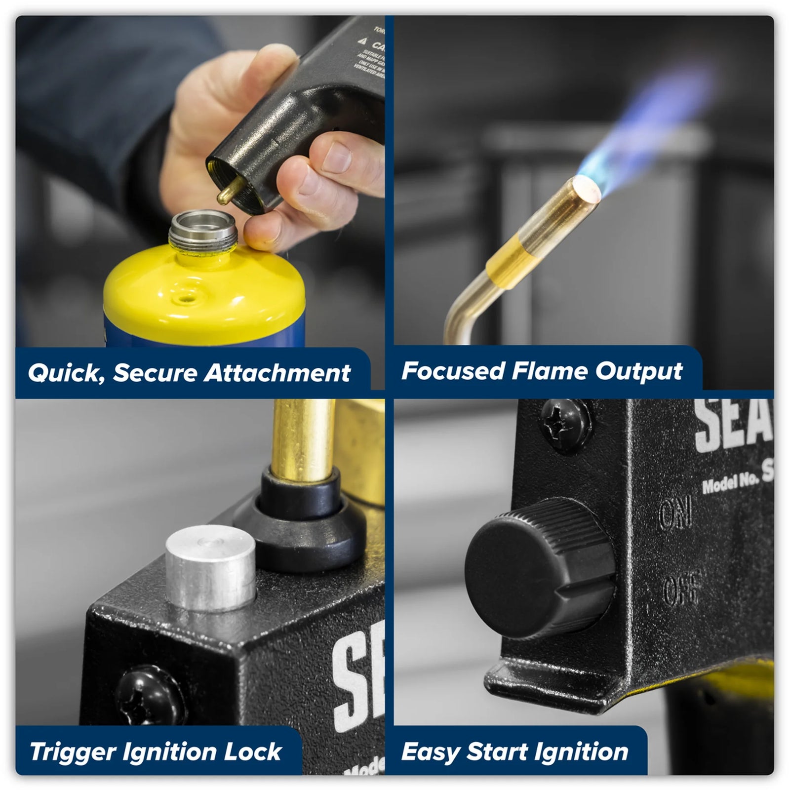 Sealey Industrial Brazing Torch SMGT02 with Auto Start/Stop