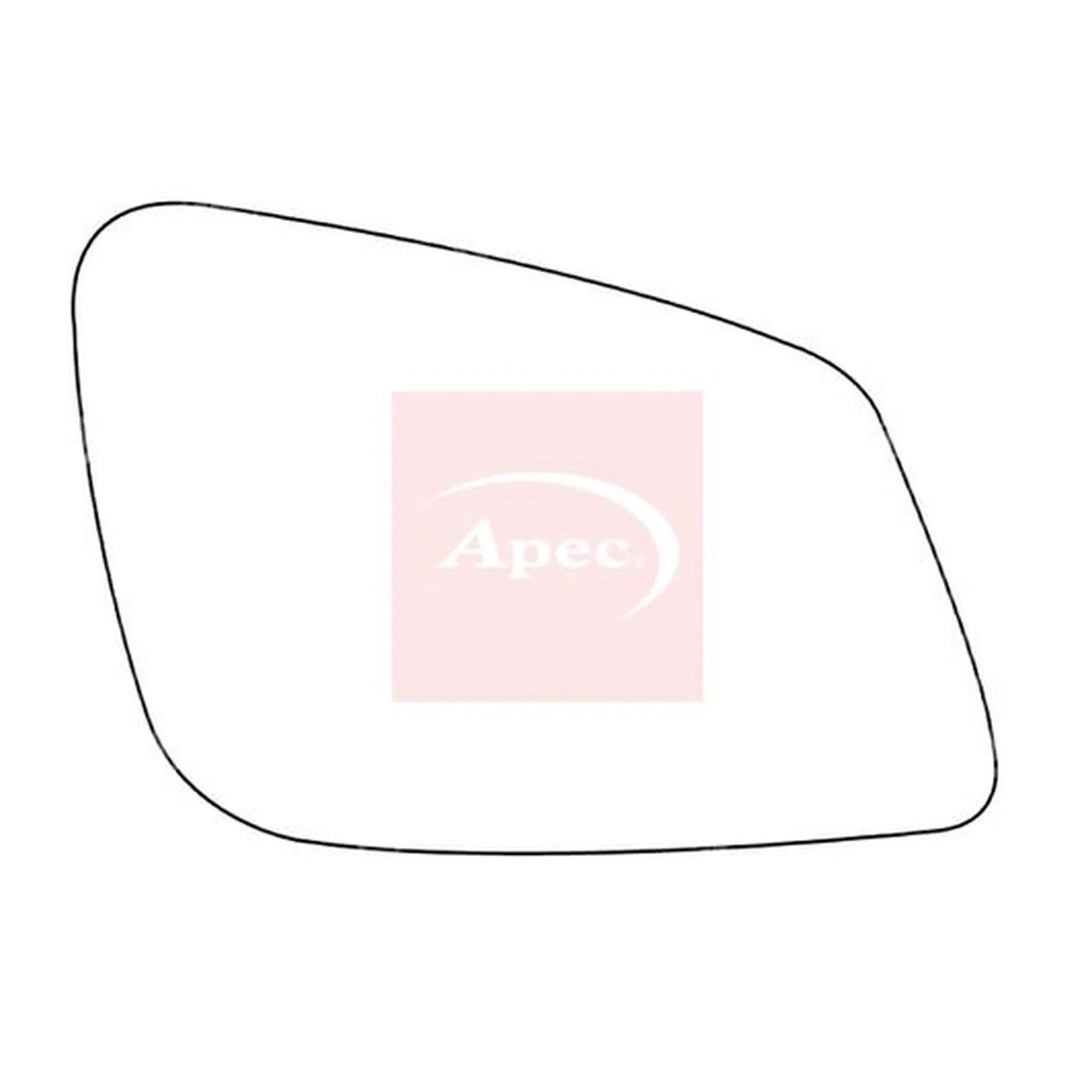 Apec Exterior Wing Mirror Glass Right AMS2010