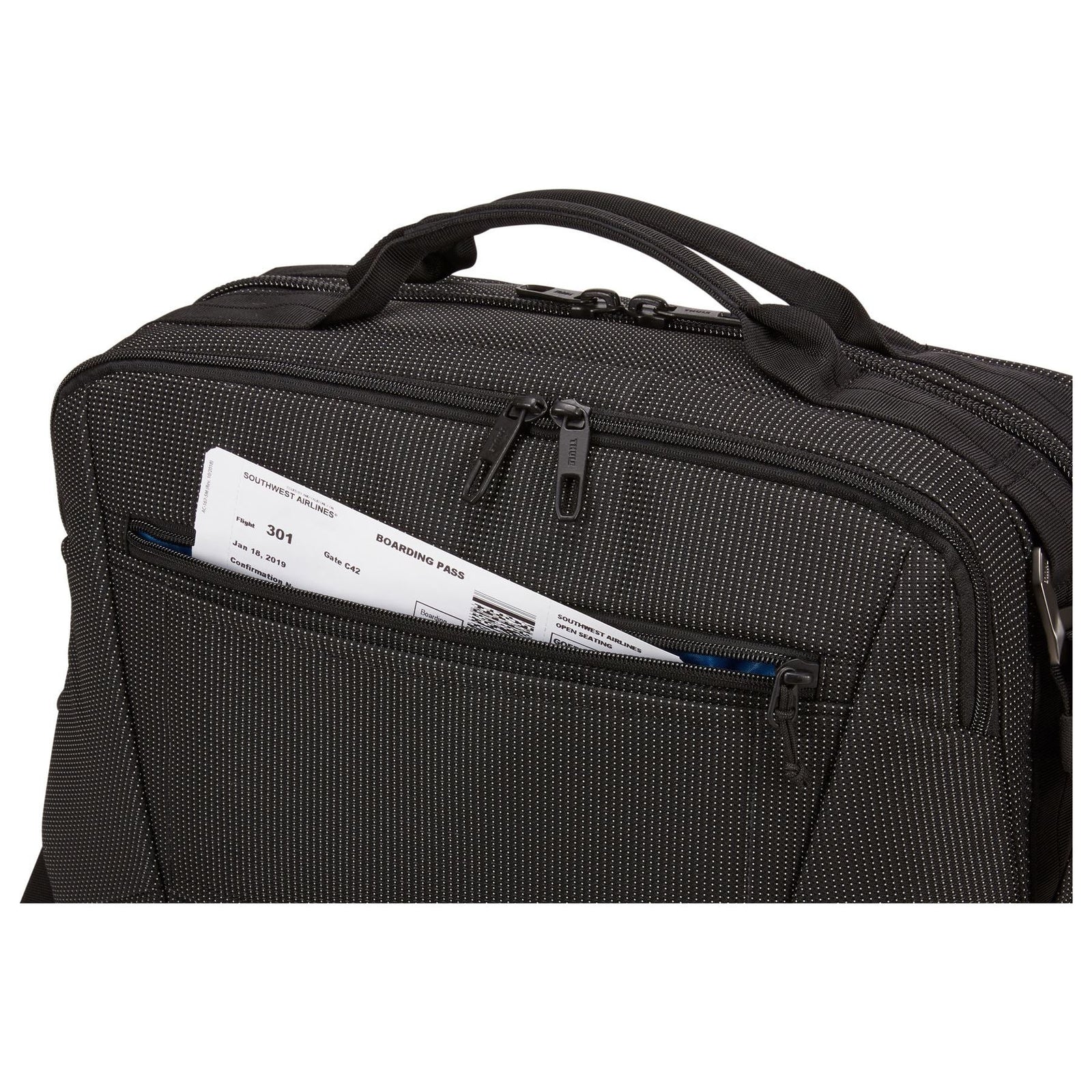 Thule Crossover 2 Boarding Bag Black Carry-on Luggage