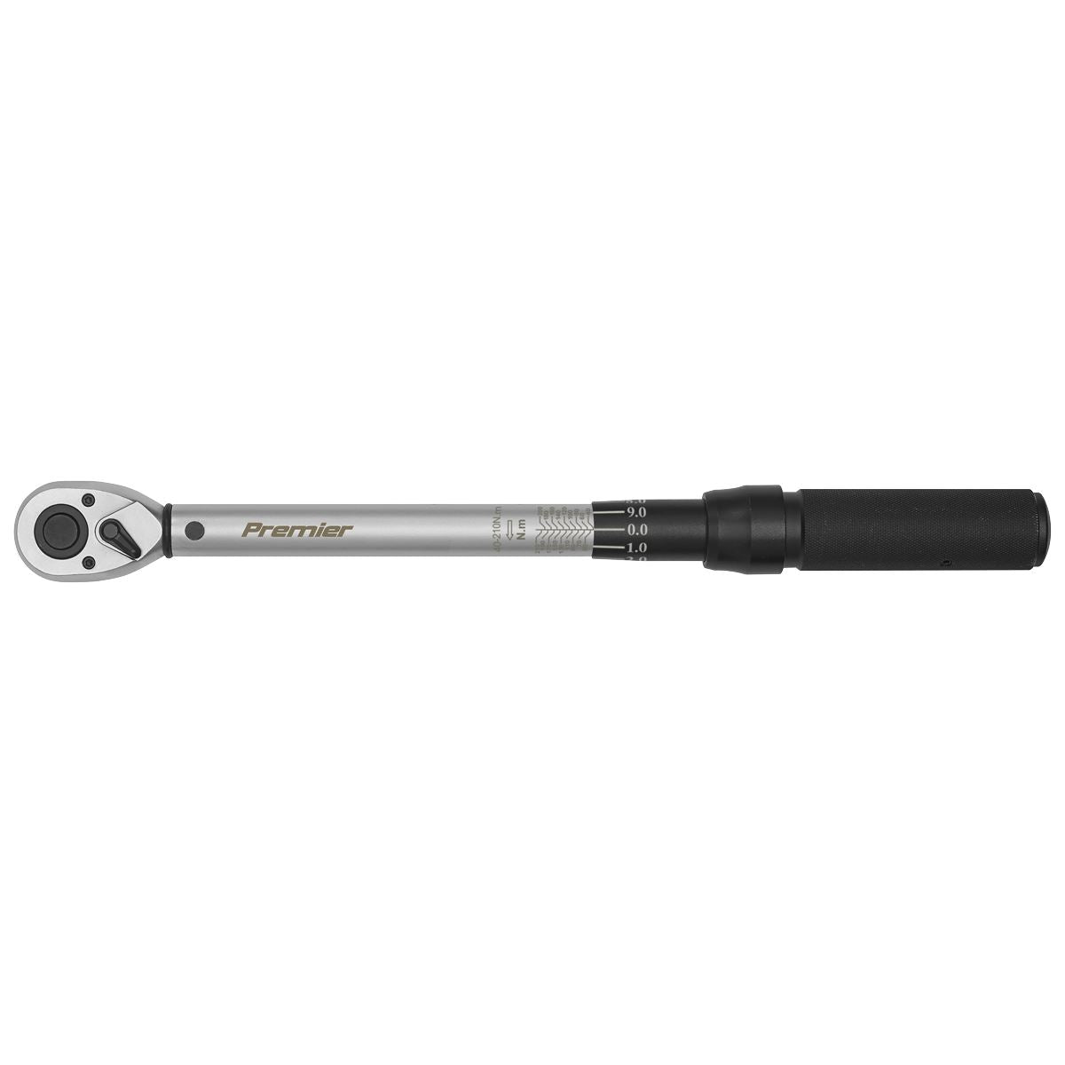 Sealey Premier Premier Micrometer Style Torque Wrench 1/2"Sq Drive 40-210Nm