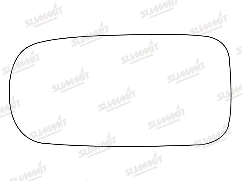 Summit Stick-On Standard Mirror Glass fits Jaguar XJ RHS LHS