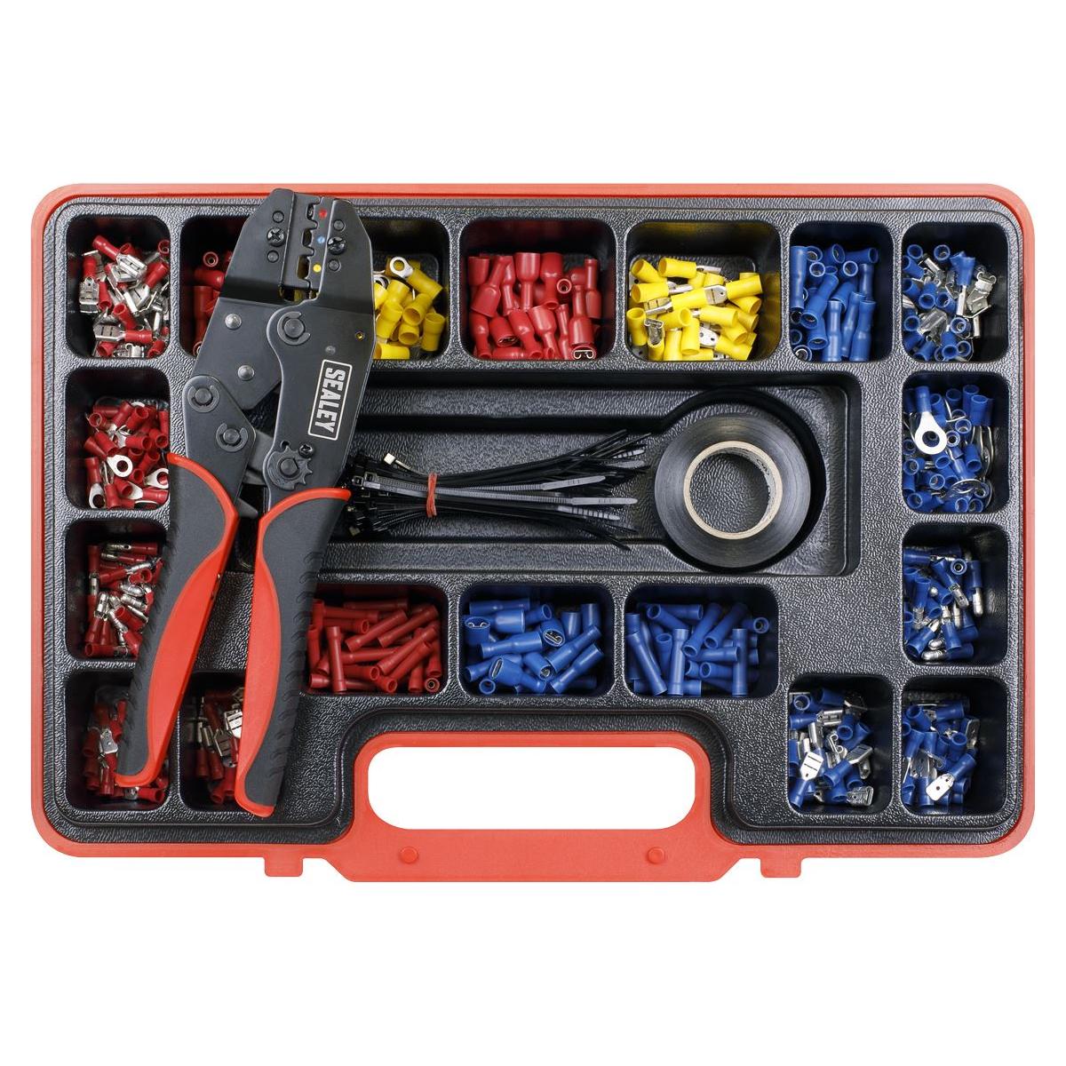 Sealey Ratchet Crimping Tool Kit 552pc AK386