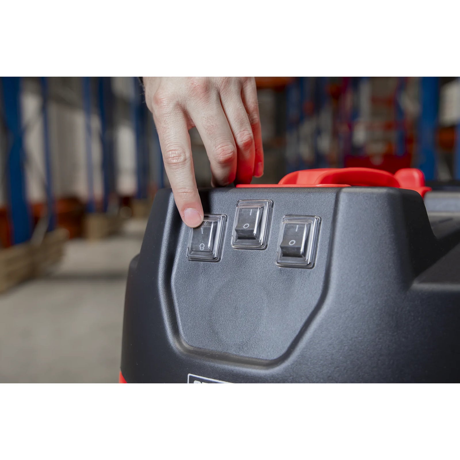 Sealey Vacuum Cleaner Wet & Dry 100L 3000W Stainless Steel Drum