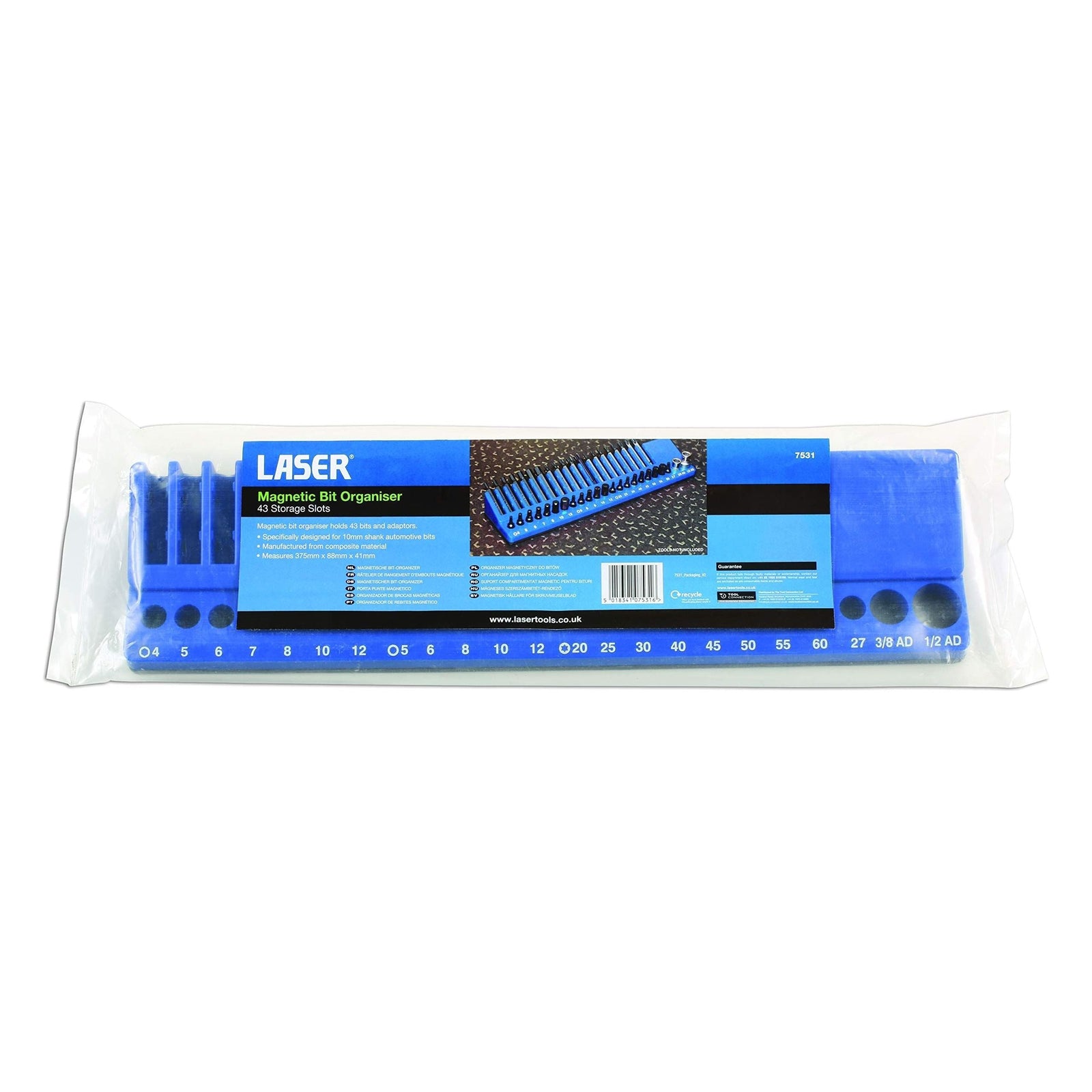 Laser Magnetic Bit Organiser 7531