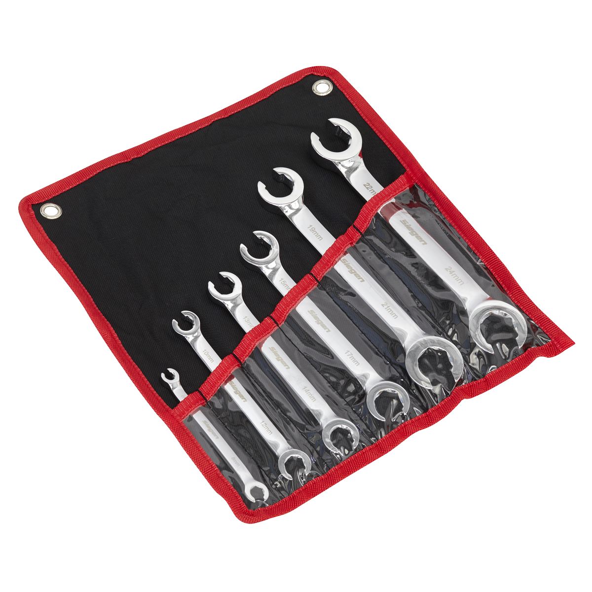 Seigen by Sealey Flare Nut Spanner Set 6pc Metric S0767