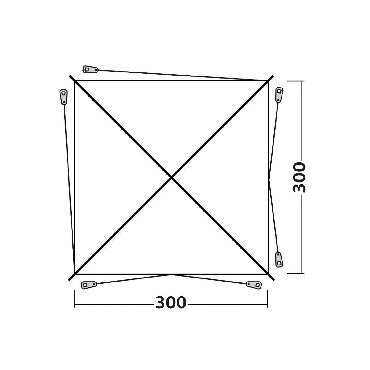 Outwell Fastlane 300 Shelter Event Shelter