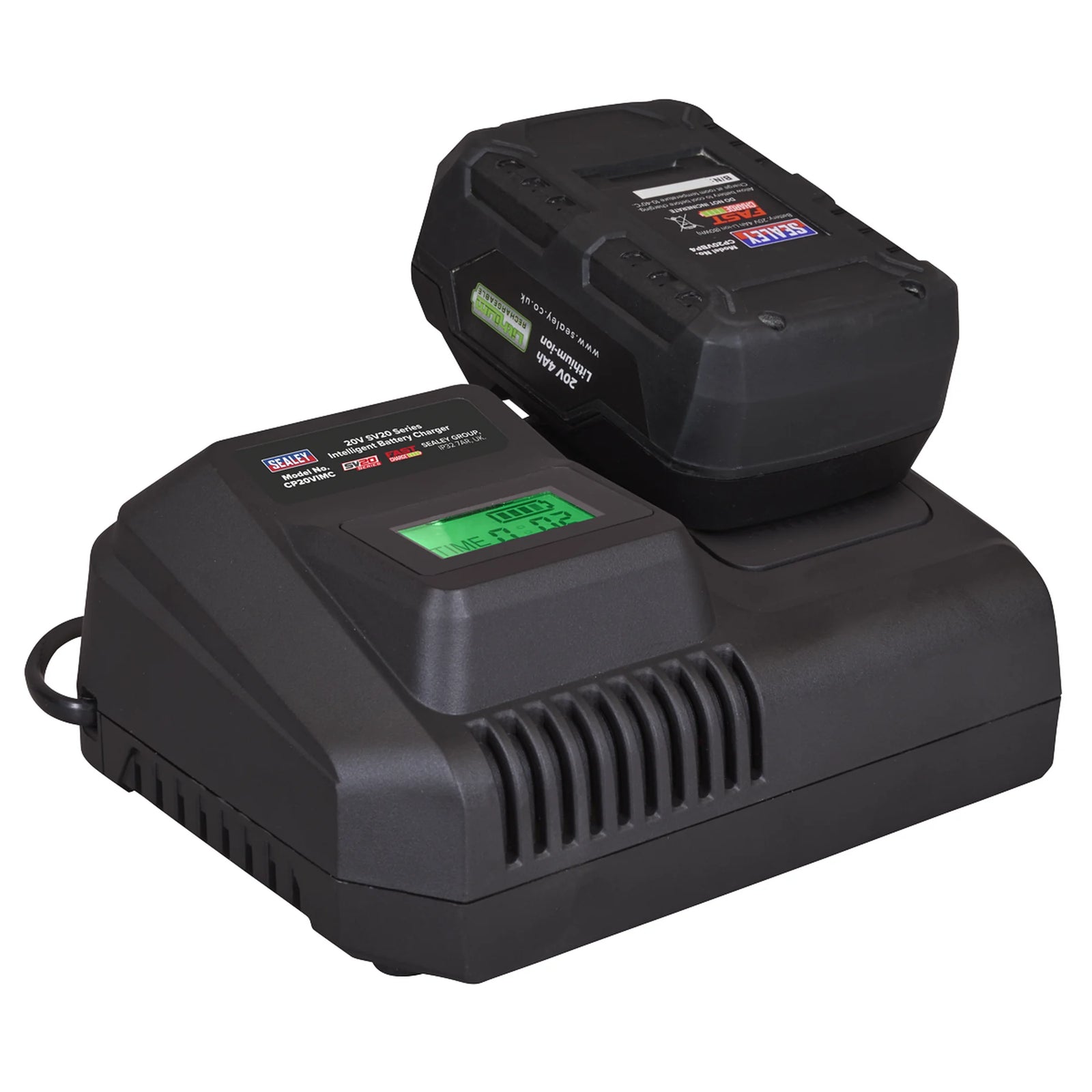 Sealey Intelligent Battery Charger 20V SV20 Series 2.4A-8A
