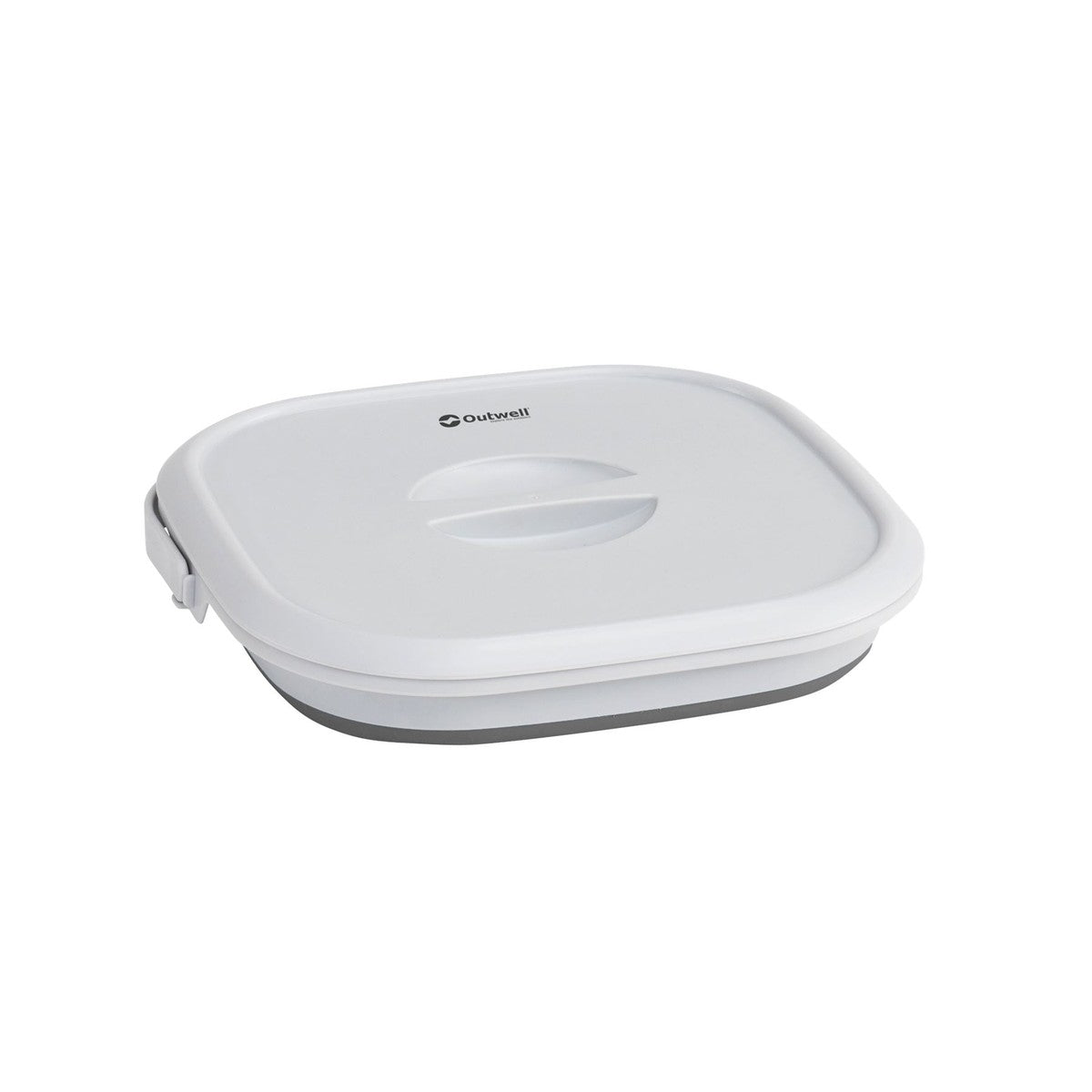 Outwell Collaps Bucket Square with Lid Grey Mist Camping Collapsible