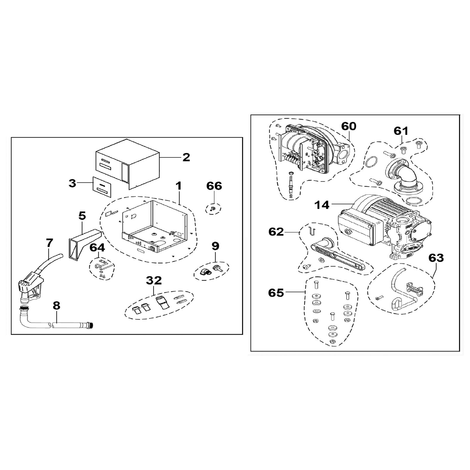 Sealey Pump fixing kit 500.2723