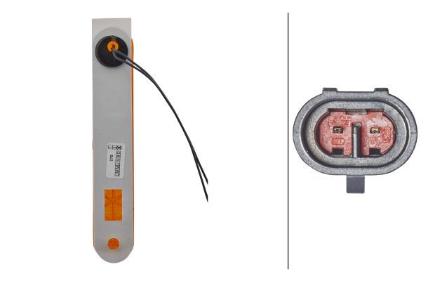 Hella Side Marker Light Wide High 2PS 009 226-167