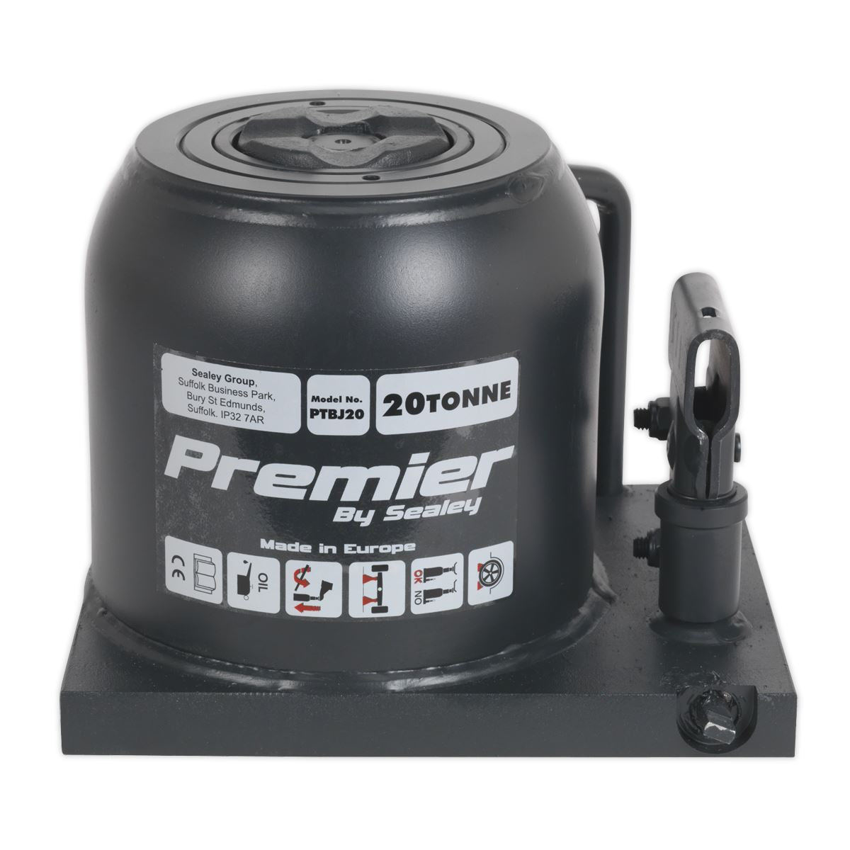 Sealey Premier Telescopic Bottle Jack 20 Tonne PTBJ20