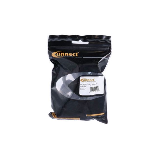 Connect Rubber Lined P Clips 29mm 10pc 31445