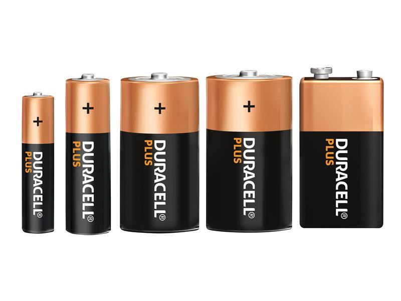 Duracell AAA Cell Plus Power RO3A/LR0 Batteries (Pack 4)