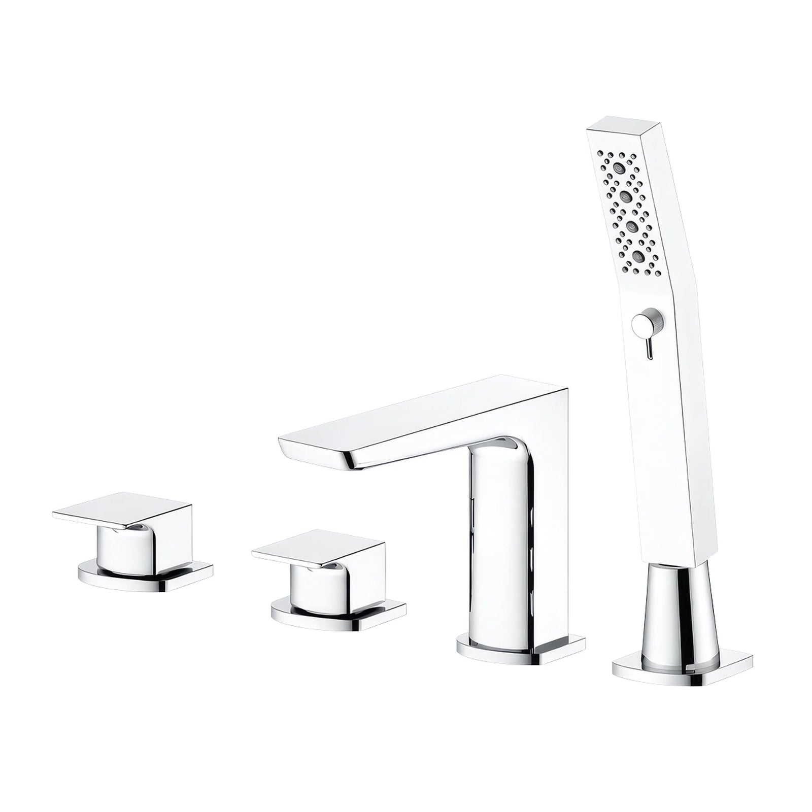Baridi Bath Mixer Tap DH398 with Shower Head - Chrome