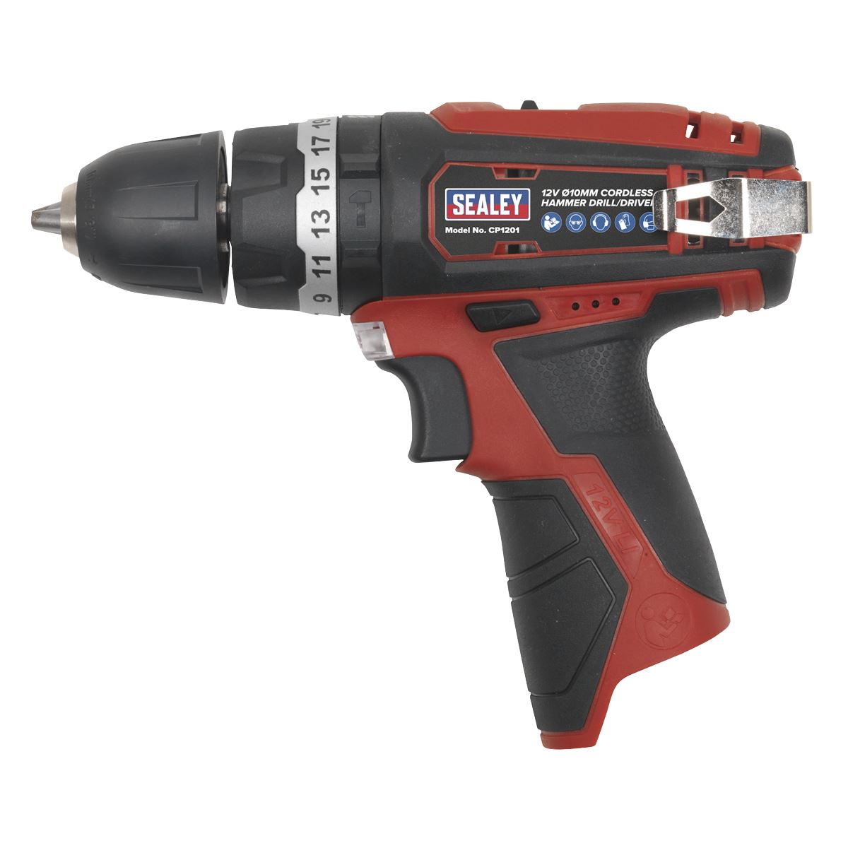 Sealey Cordless Combi Drill10mm 12V SV12 Series Body Only CP1201