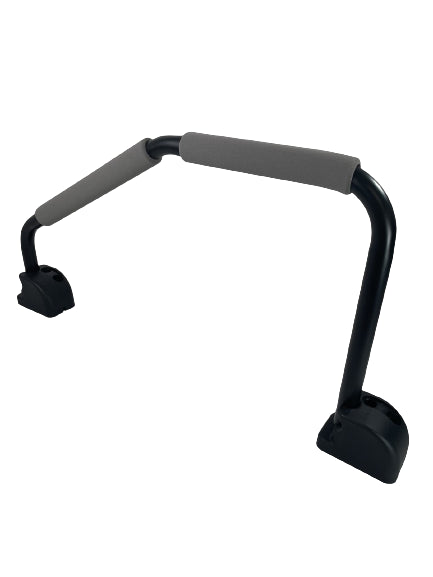 Milenco Safety Hand Rail XL – Black Non-Locking Grab Handle for Caravans & Motorhomes (Stainless Fittings, Easy Fit)