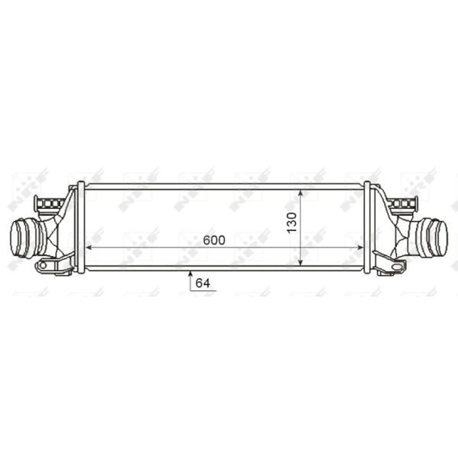 NRF Intercooler (Charge Air Cooler) 30345