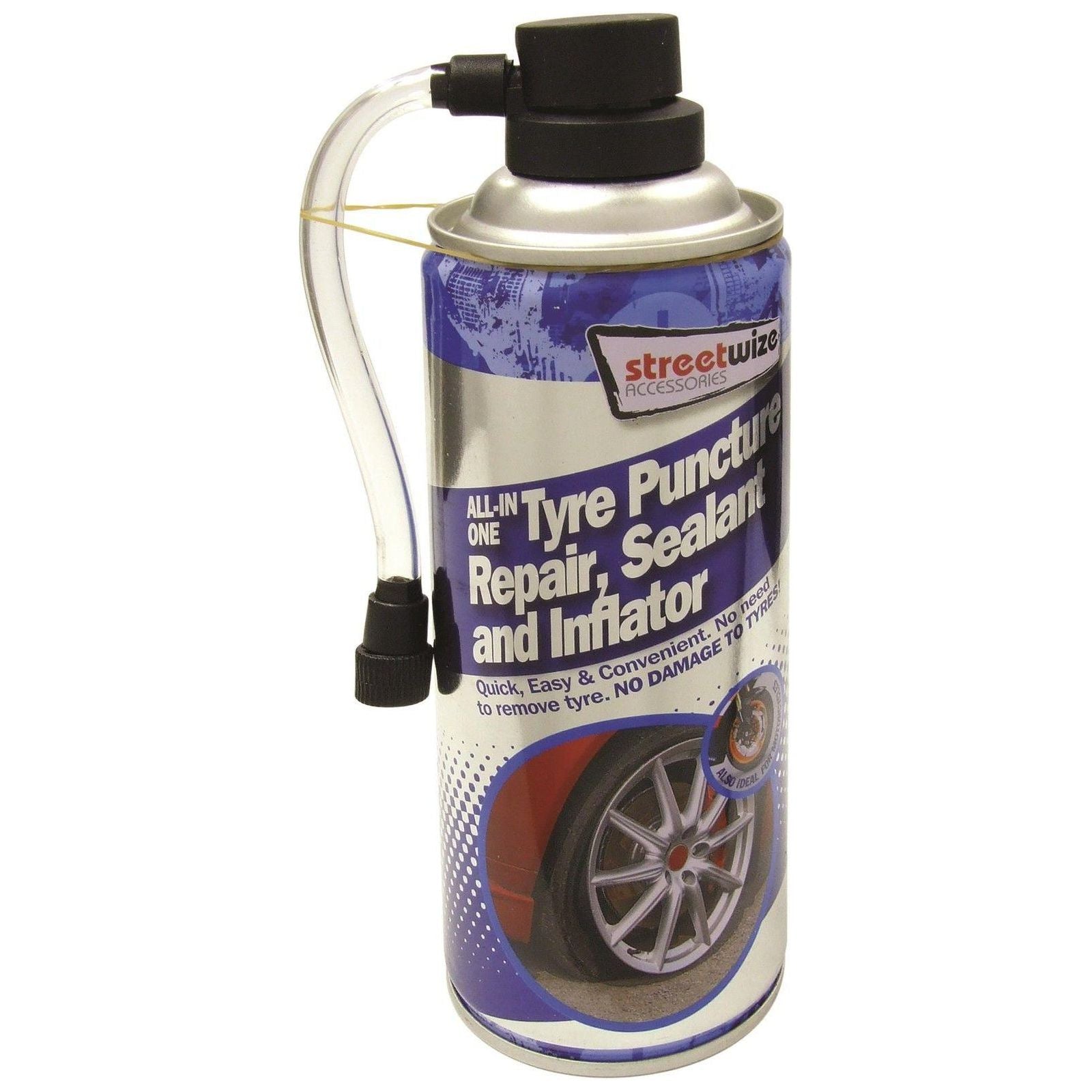 2 x Emergency Car Flat Tyre Fix Puncture Repair Foam Sealant & Inflator Can CHM8