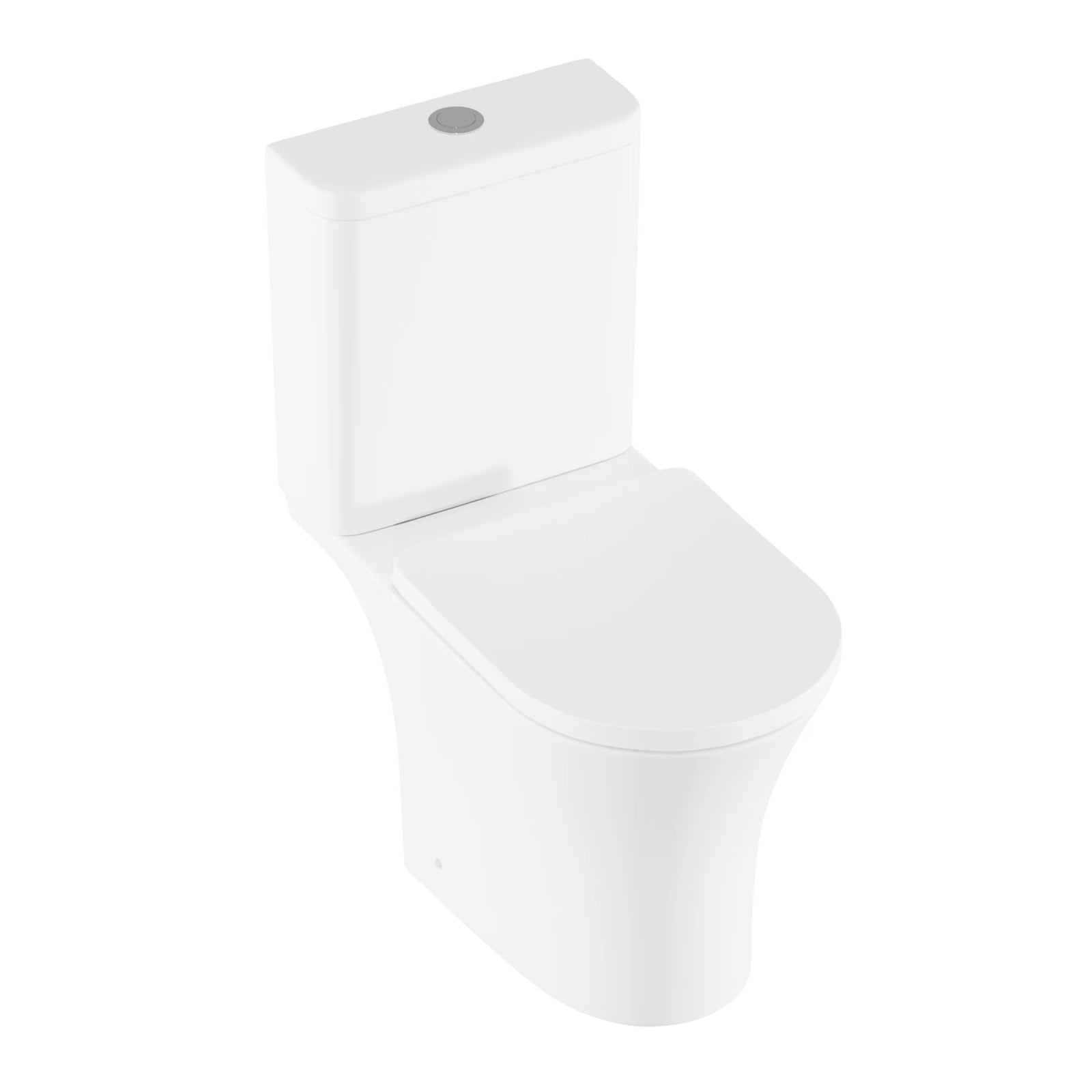 Baridi Close Coupled Toilet DH332 Rimless Flush White