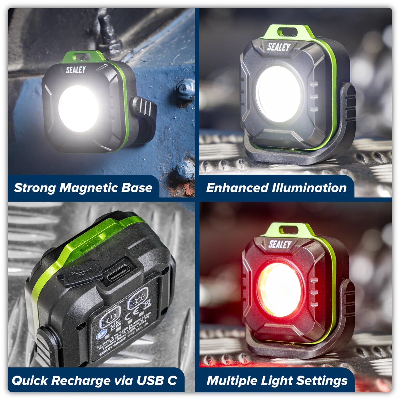 Sealey Rechargeable Pocket Floodlight LED500P 500 Lumen