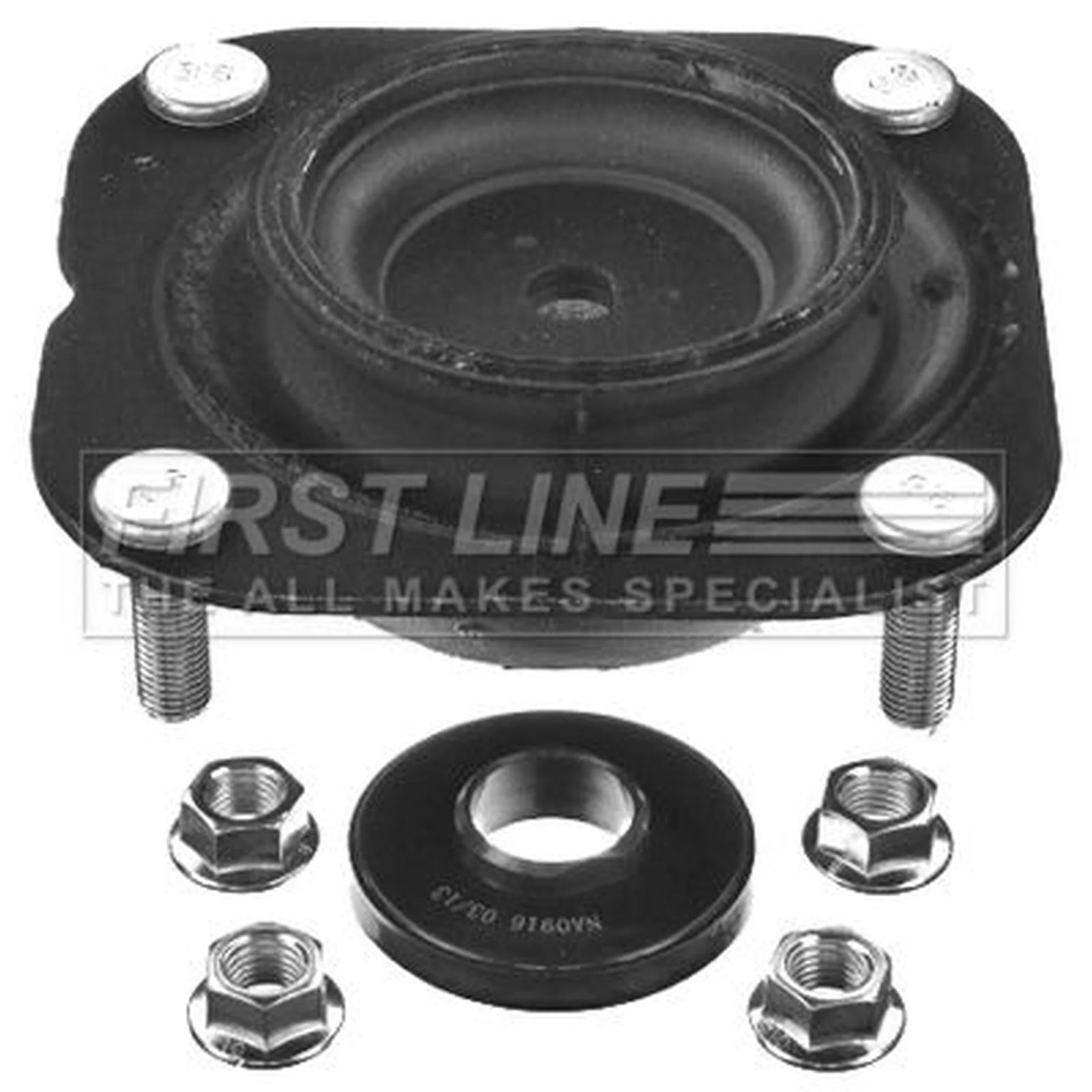 First Line Suspension Strut Support Mount fits Mazda 323 C 1989-1994