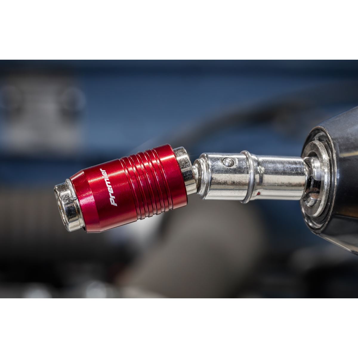 Sealey Premier Premier Pivoting Magnetic Bit Holder 1/4"Hex(M) - 1/4"Hex(F)
