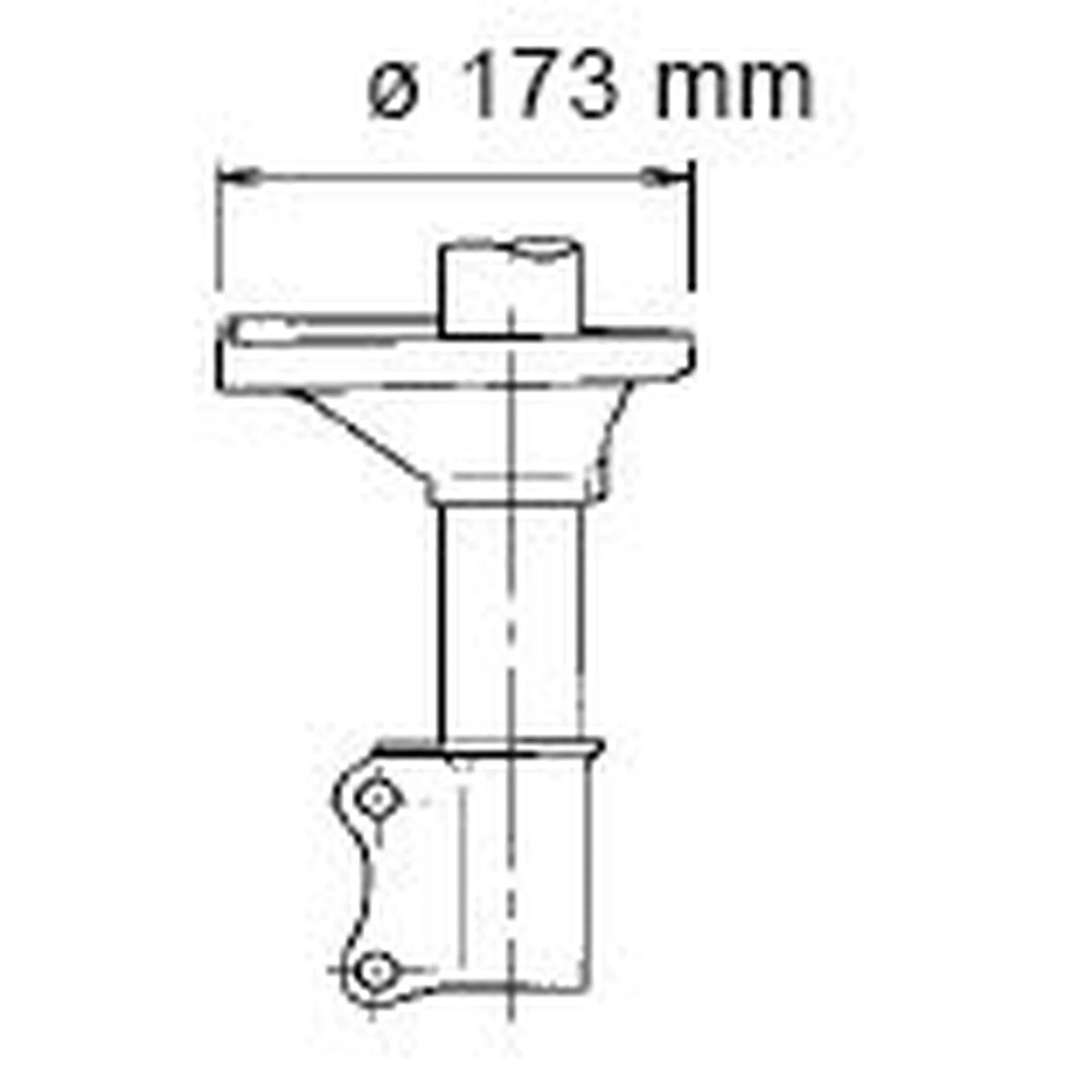 KYB Shock Absorber Damper Strut Rear Right 632112