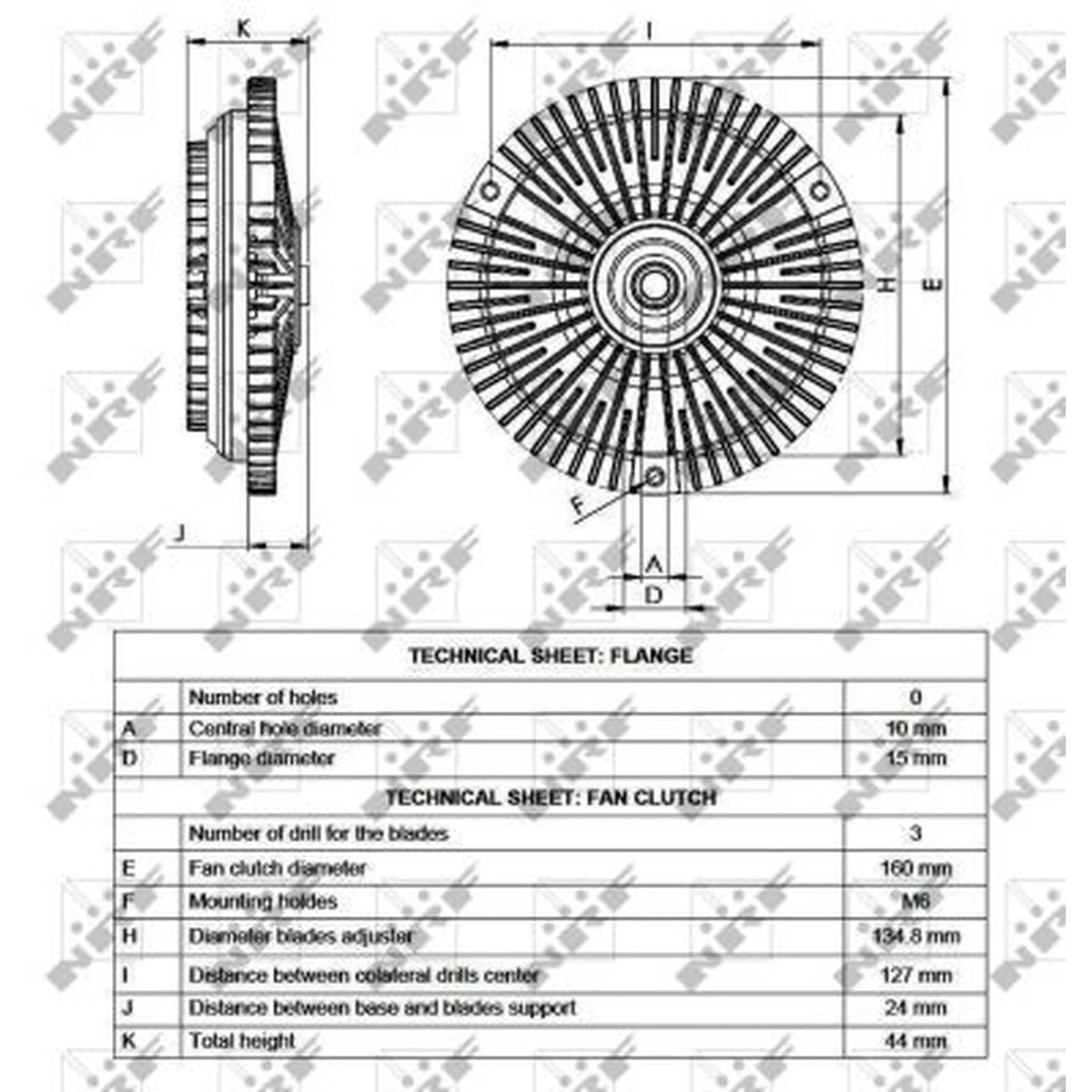 NRF Radiator Fan Clutch 49538