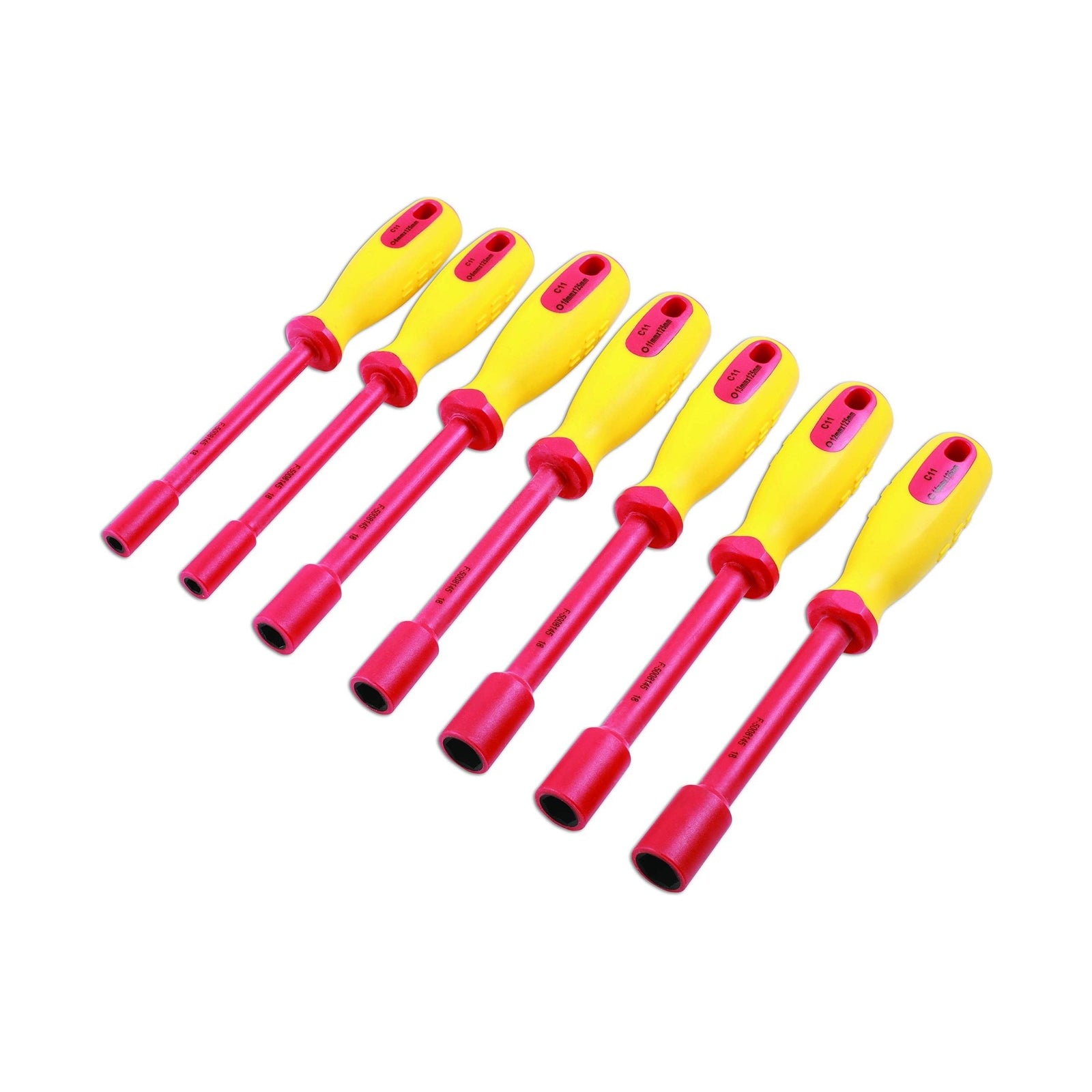 Laser Insulated Nut Driver Set 7pc 7482