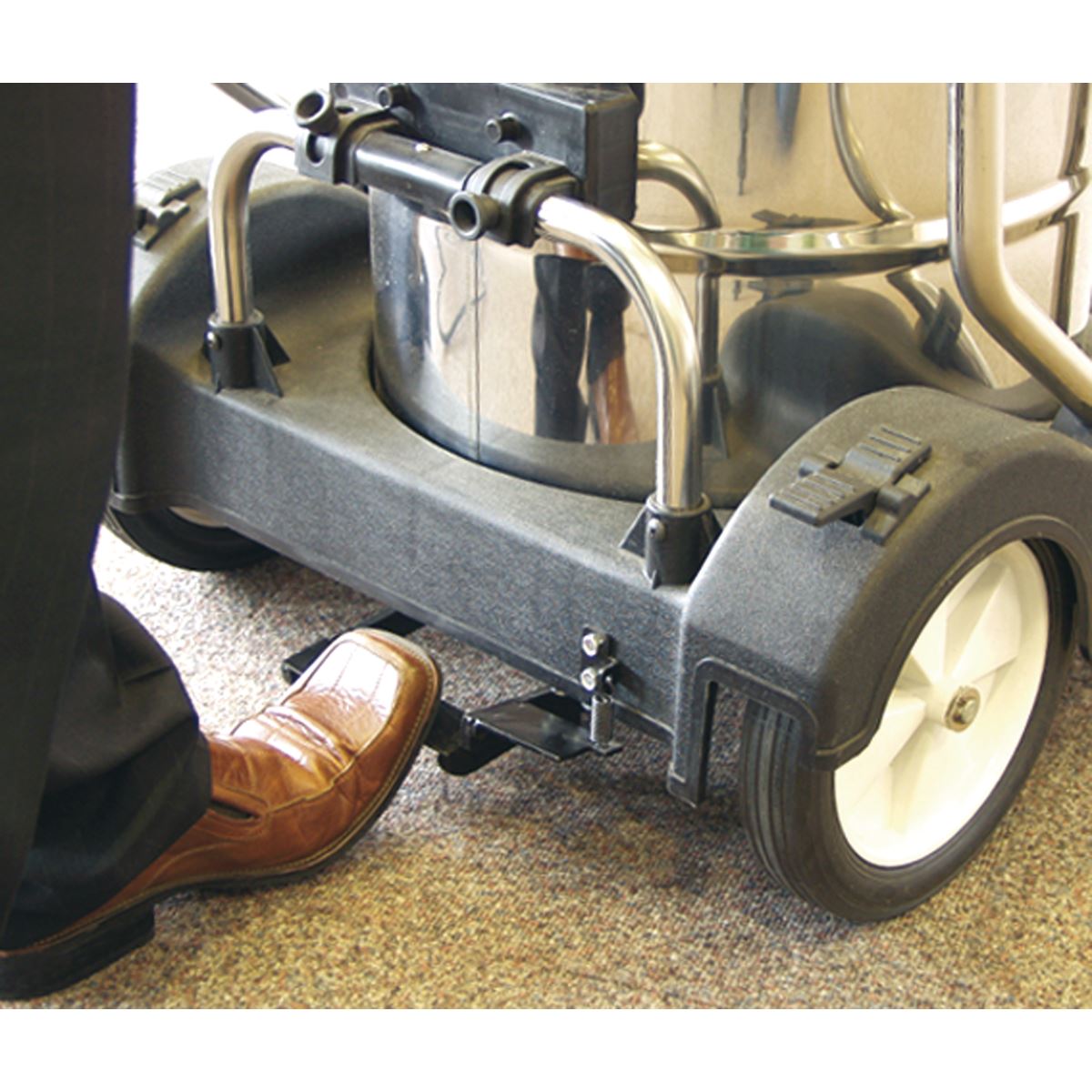 Sealey Vacuum Cleaner Industrial Wet & Dry 77L Stainless Steel Drum with Swivel
