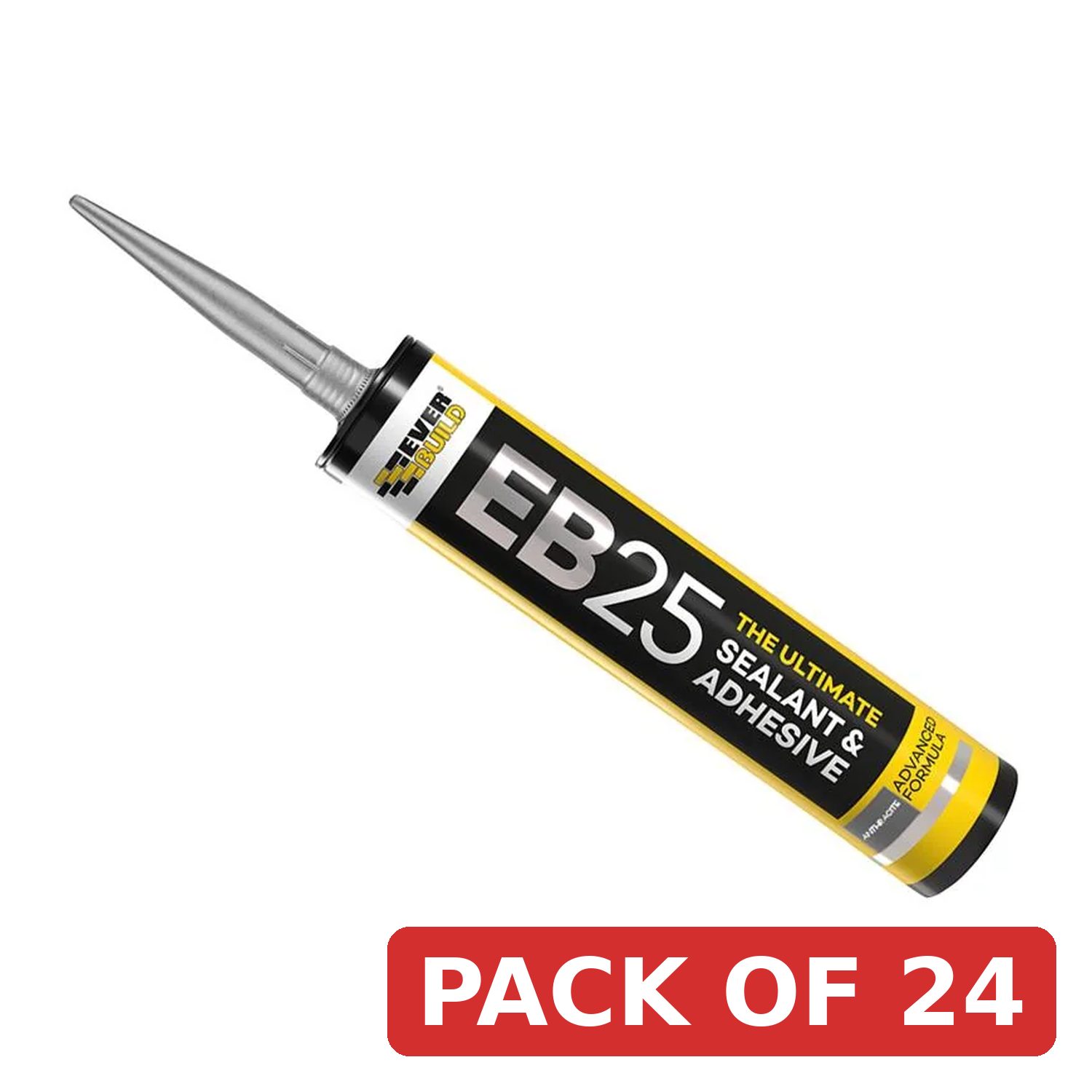 Everbuild Sika EB25 Hybrid Sealant Adhesive Anthracite 300ml - 614049