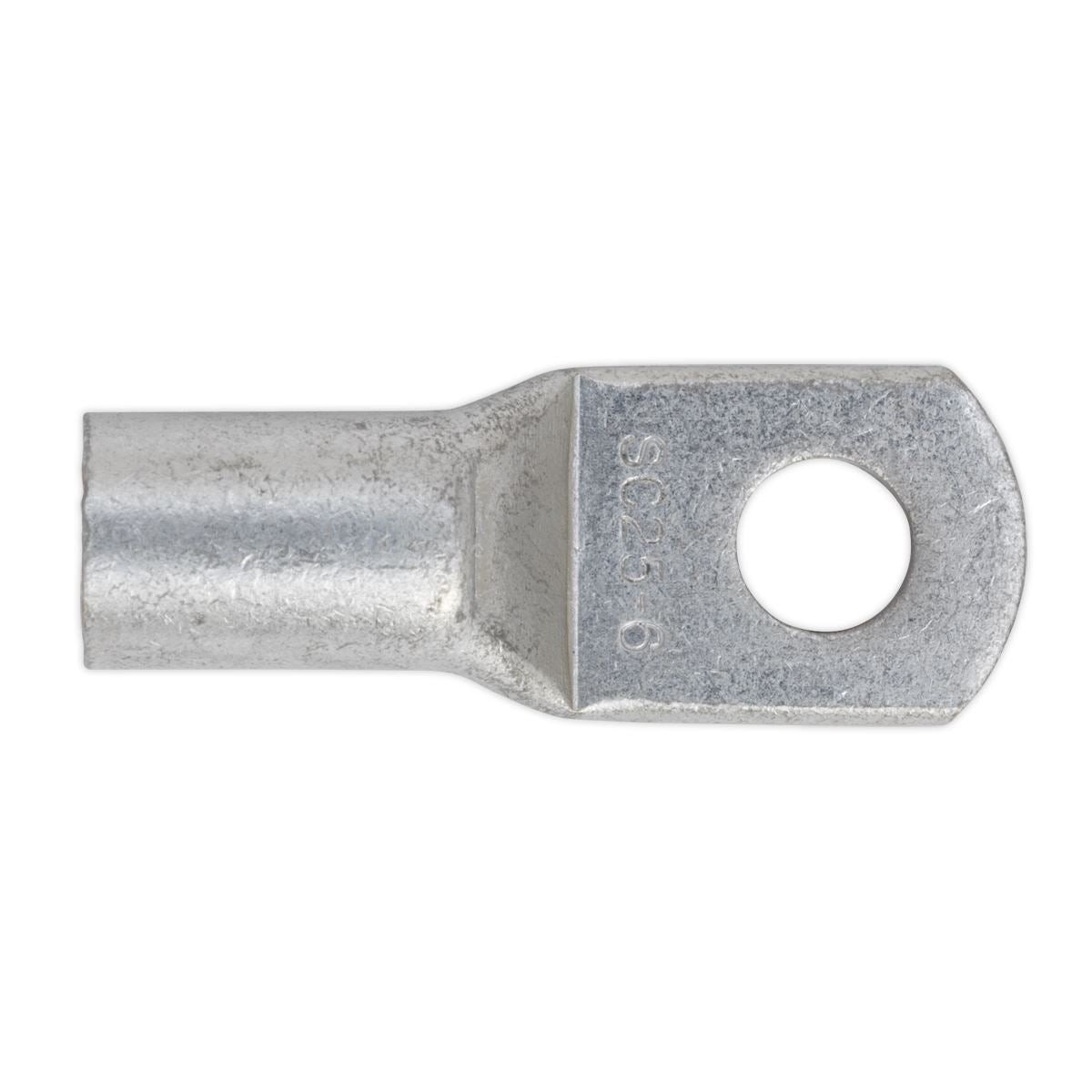 Sealey Copper Lug Terminal 25mmï x 6mm Pack of 10 LT256