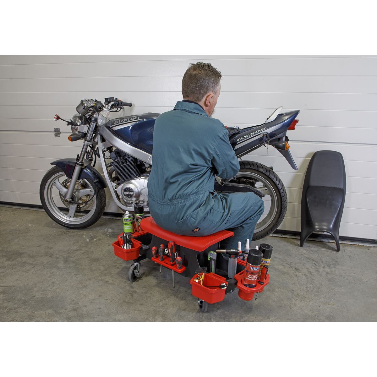 Sealey Mechanic's Detailing Utility Seat SCR91