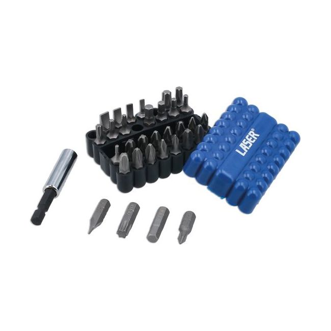 Laser Power Bits Set, includes JIS 33pc 8316