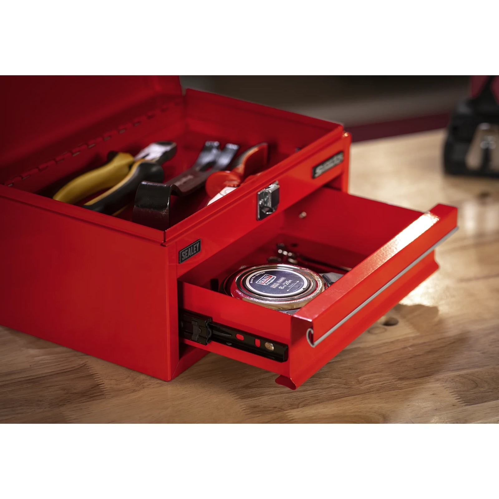 Sealey Superline PRO Mini Toolbox 1 Drawer Red 260x166x142mm