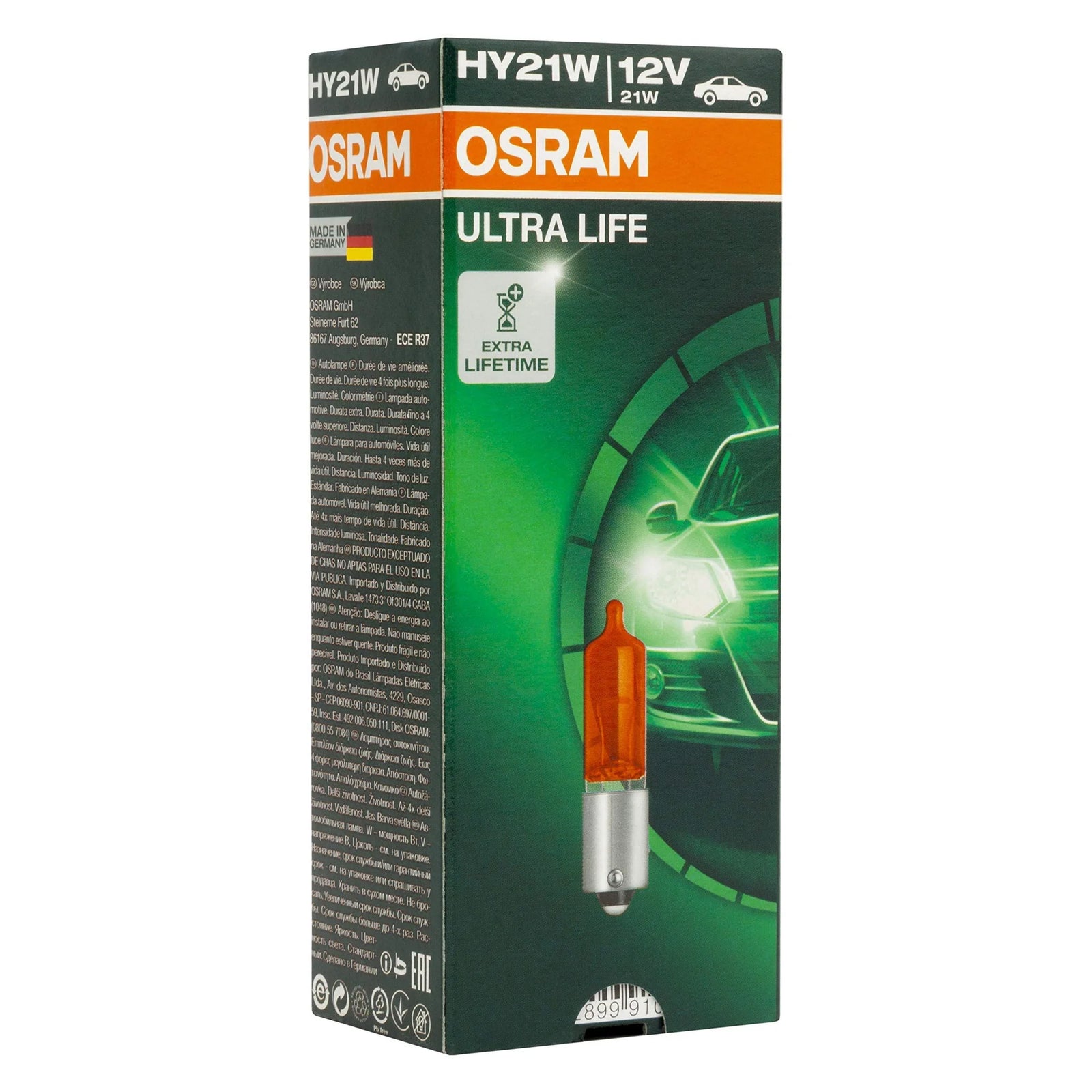 Osram Headlight 64137 ULT Original HY21W 12V