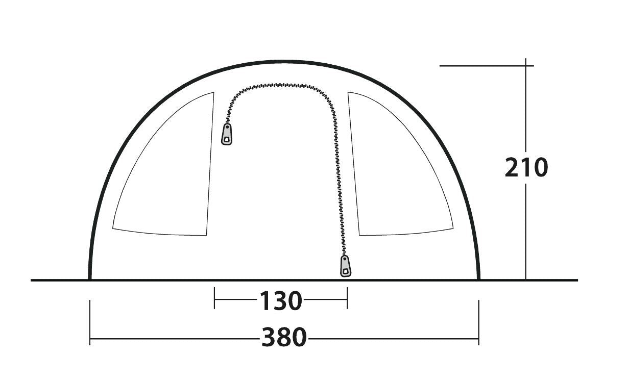 Outwell Sky 6 Pole Tent Blue 6 Person