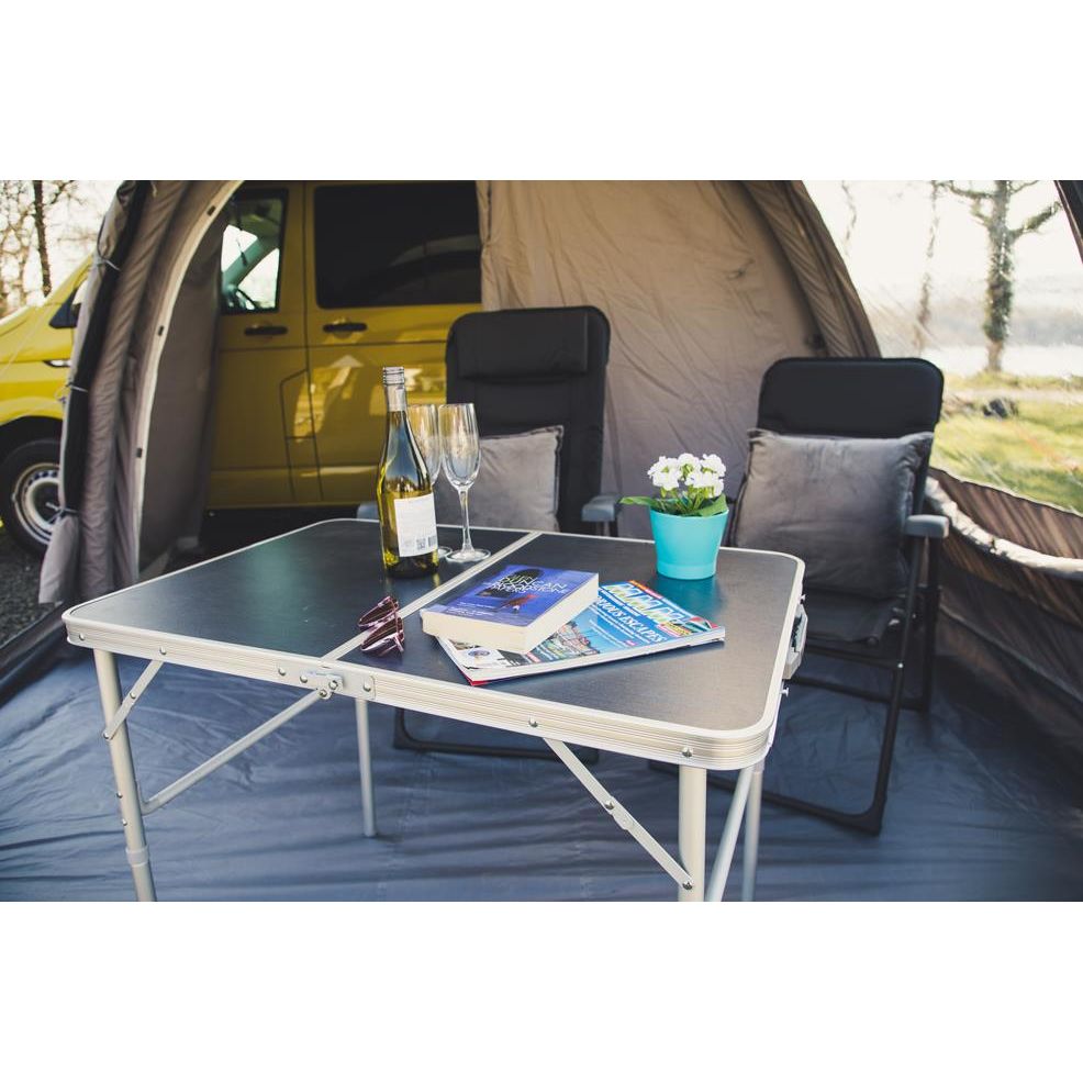 Vango Granite Duo 90 Height Adjustable Folding Camping Table