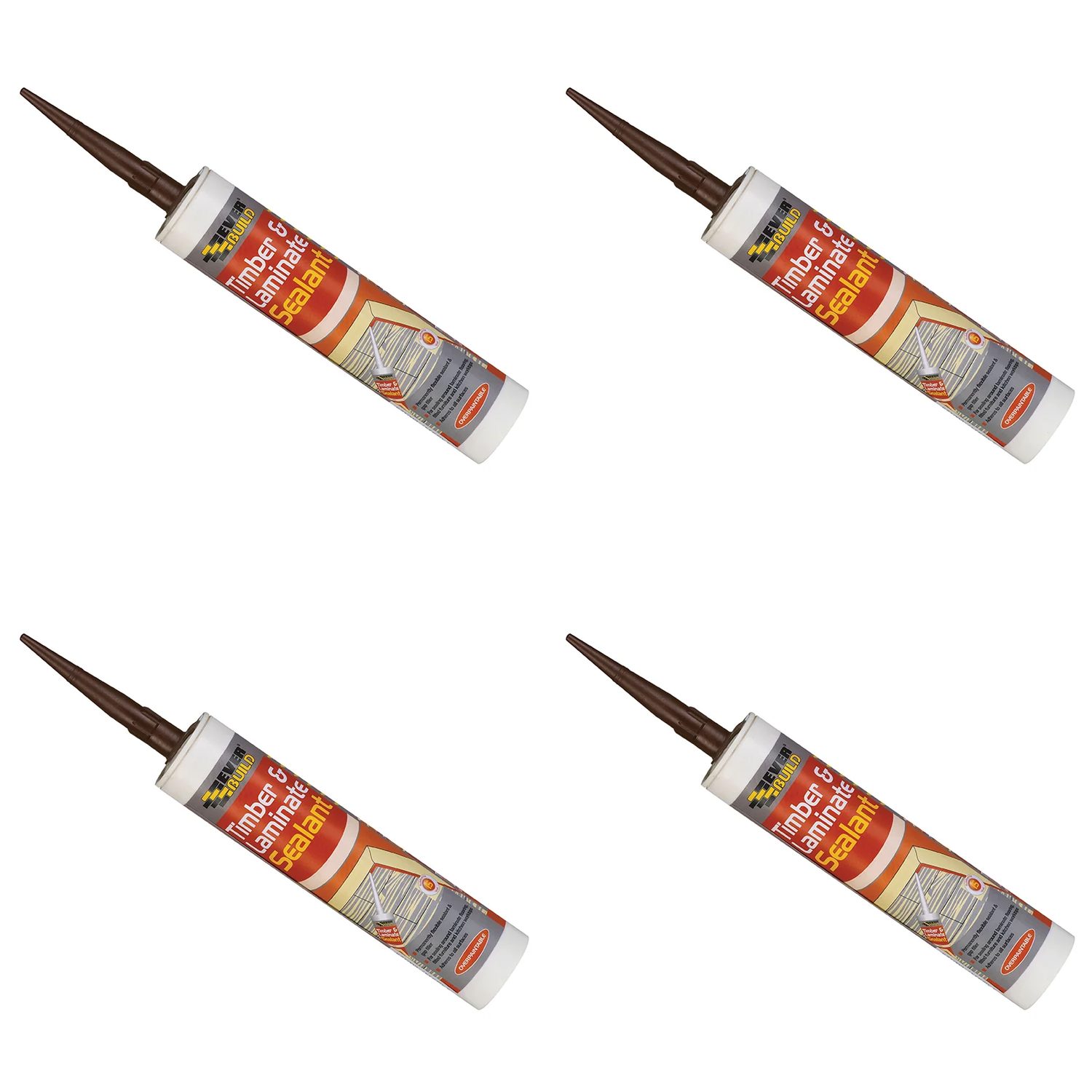Everbuild Sika Timber & Laminate Sealant Oak 290ml - 483199