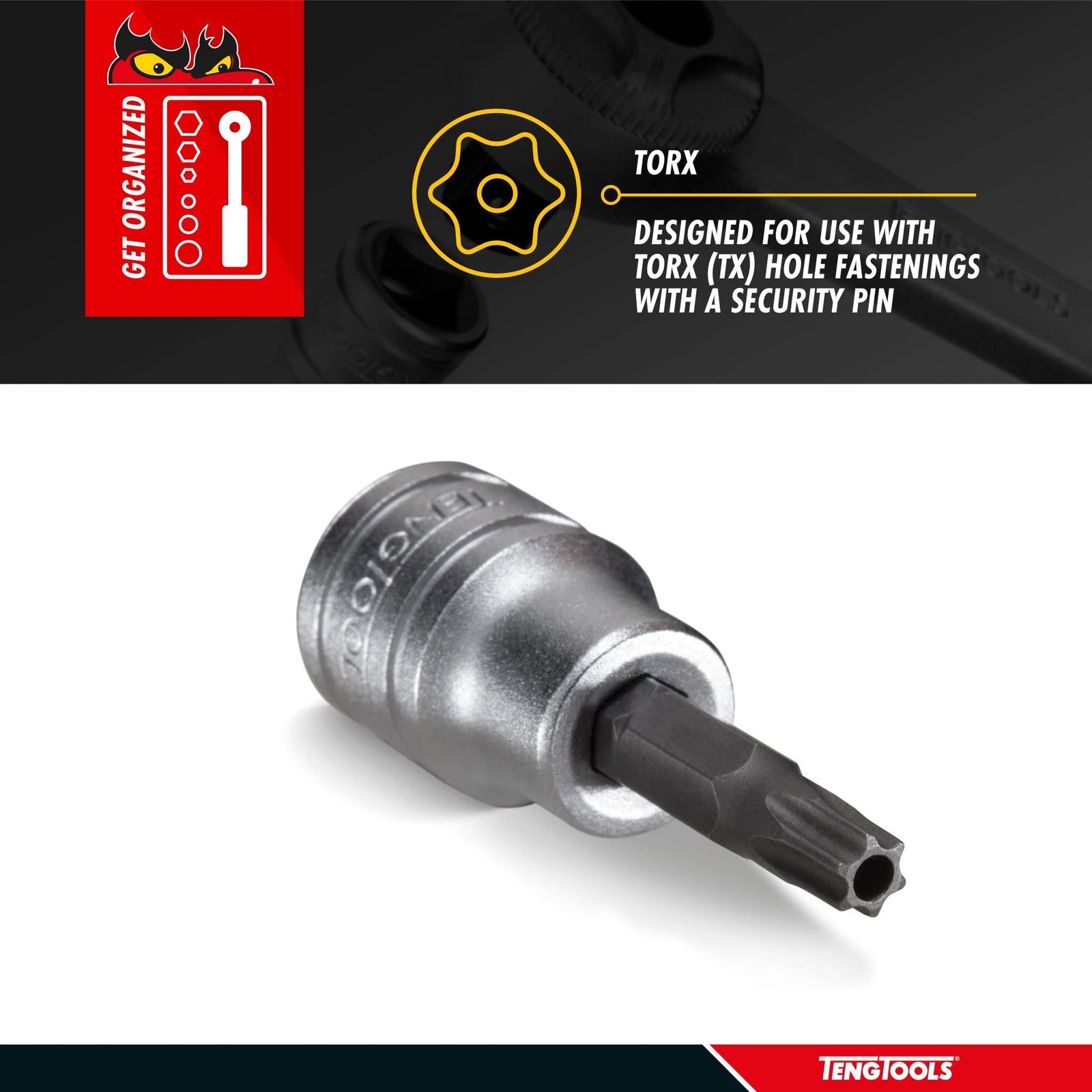 Teng Tools 1/2" TPX Bit Socket TPX45